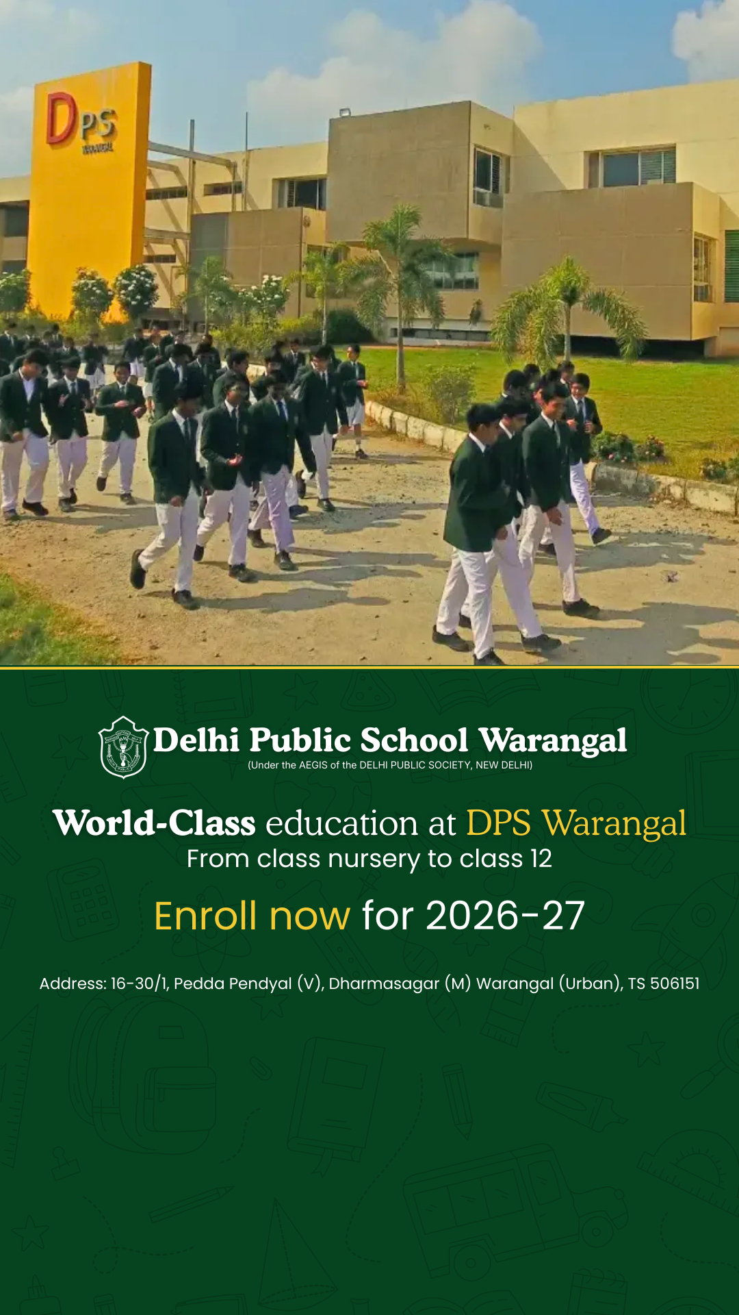 DPS Warangal Facebook ad from Jun 2, 2026