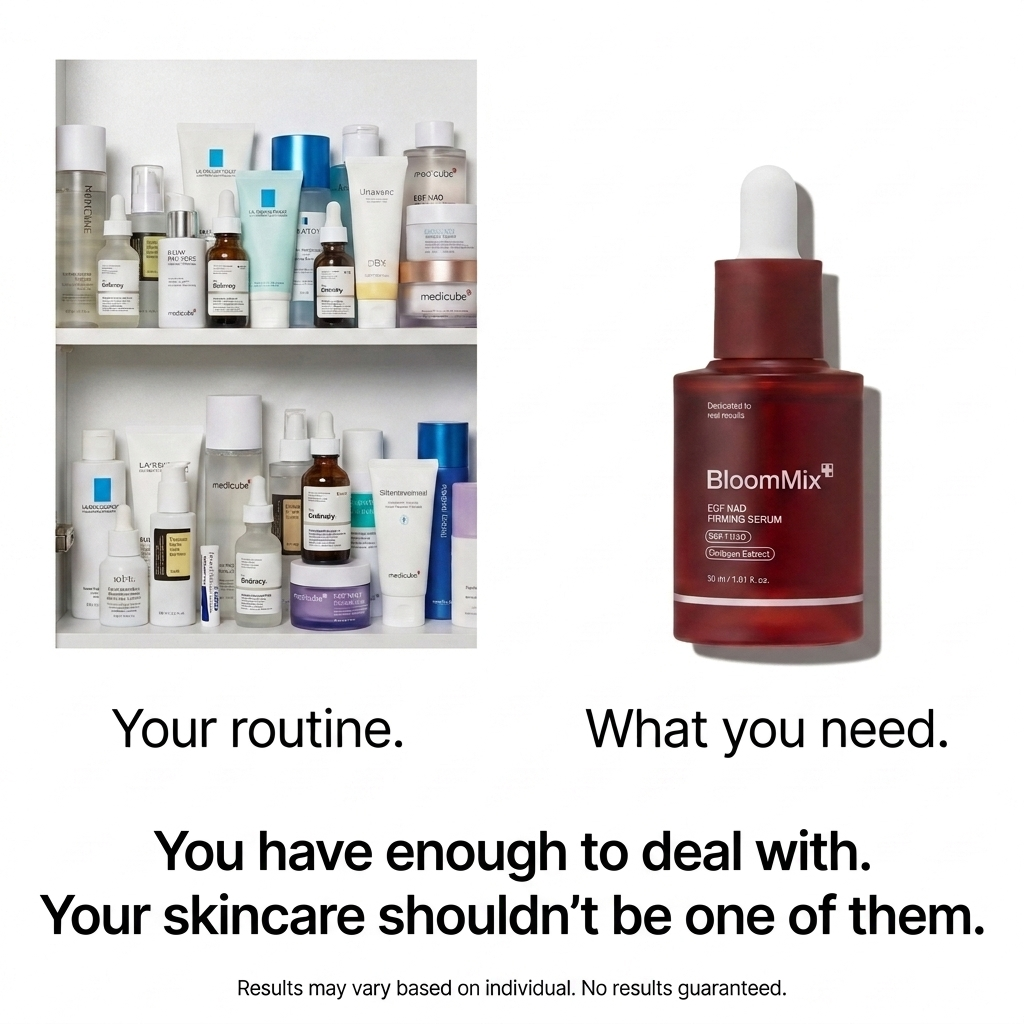 BloomMix Facebook ad: I am FINALLY doing less and seeing more.