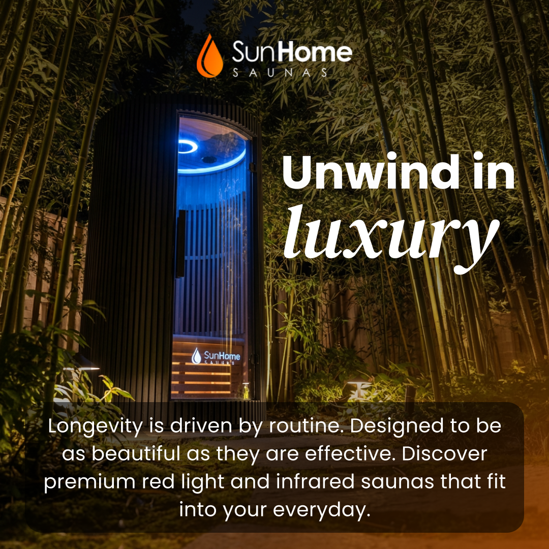 Sun Home Saunas Facebook ad
