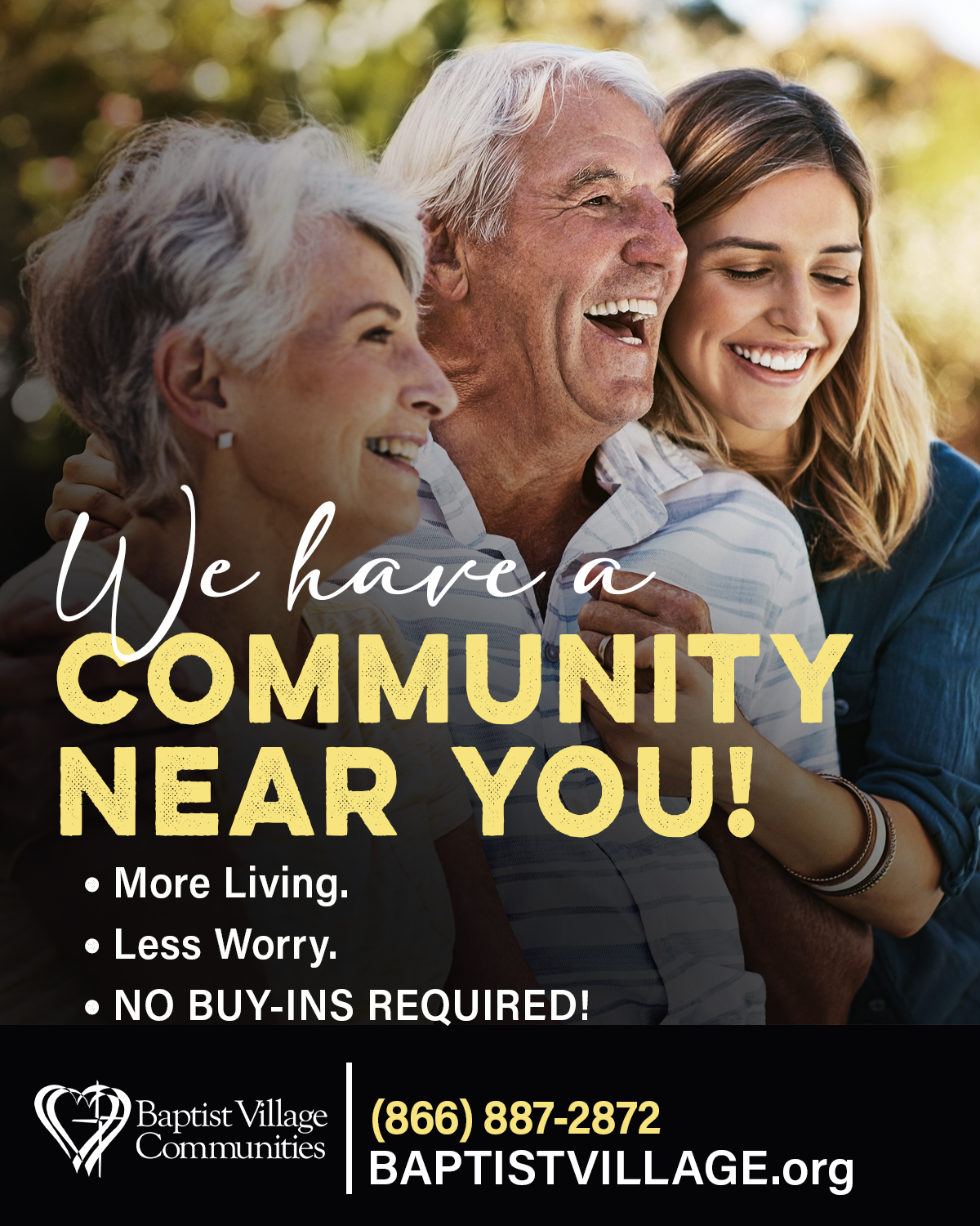 Baptist Village Communities Facebook ad