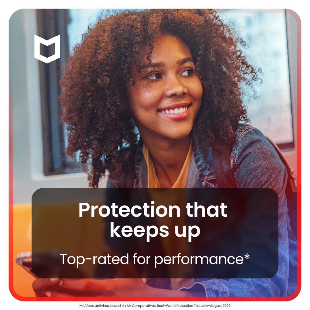 McAfee Facebook ad