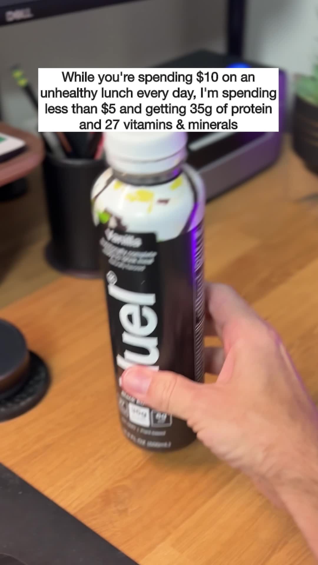 Huel Facebook ad: Fuel Your Potential with Huel