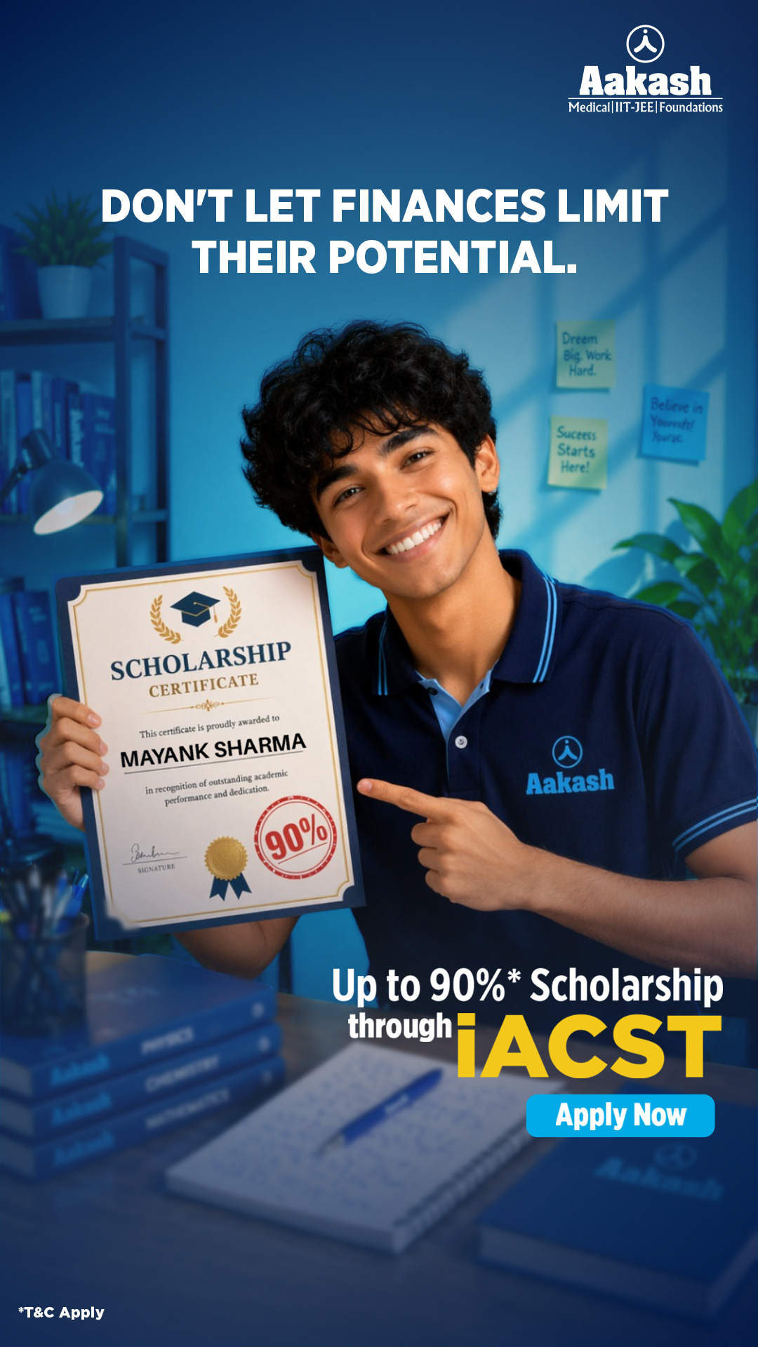 Aakash Educational Services Limited Facebook ad
