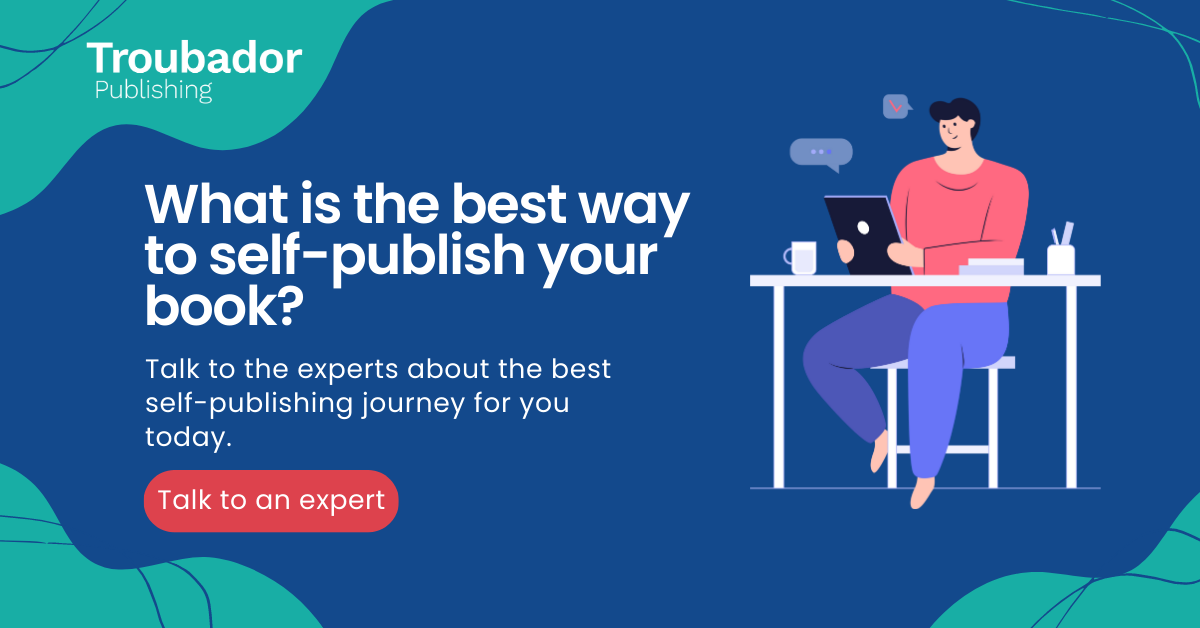 Troubador Publishing Facebook ad
