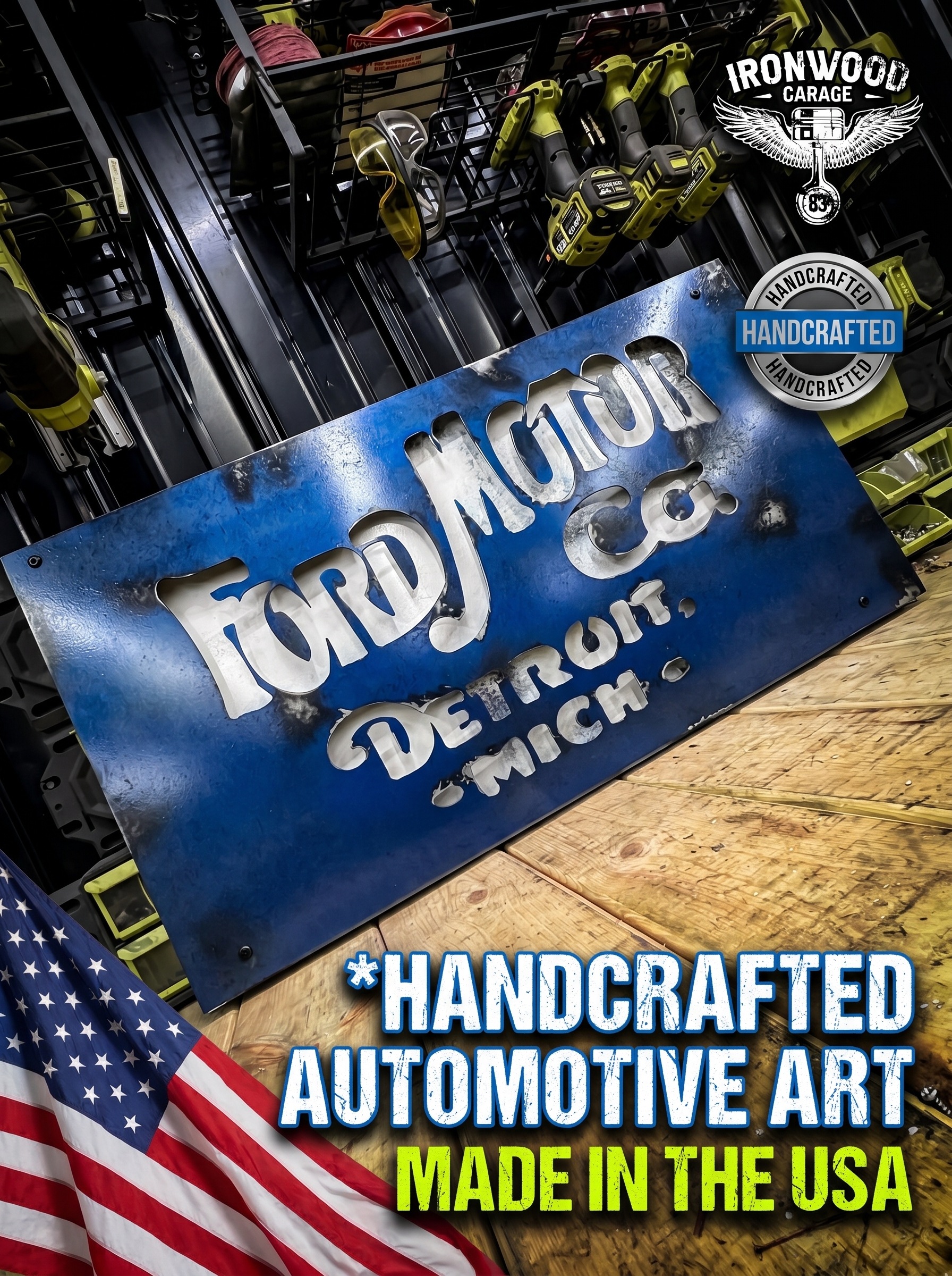 Ironwood Garage Facebook ad