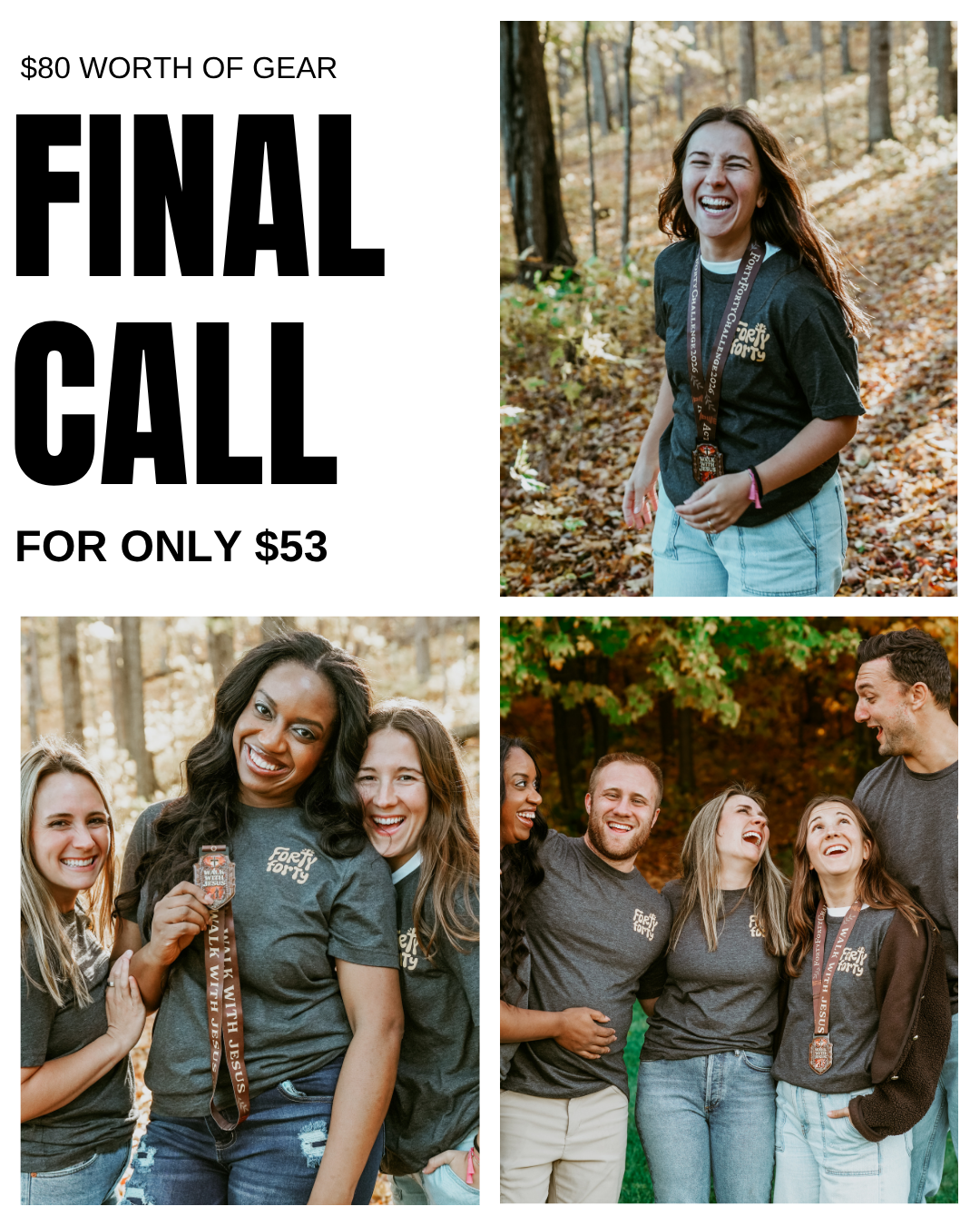 Forty Forty Challenge-Virtual Run/Walk Facebook ad