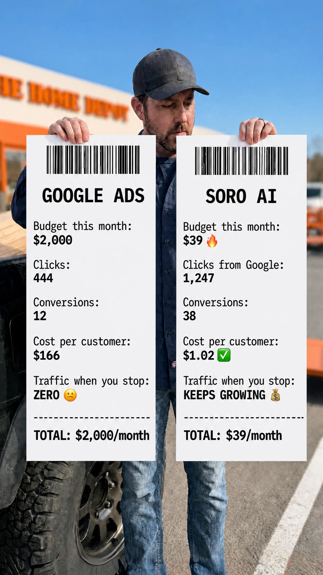 Soro SEO Facebook ad