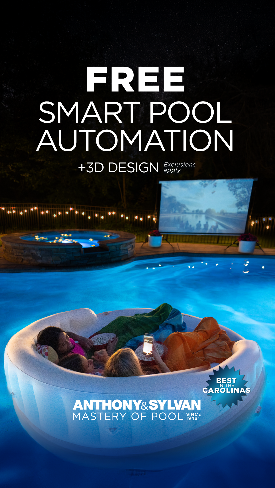 Anthony & Sylvan Pools Facebook ad