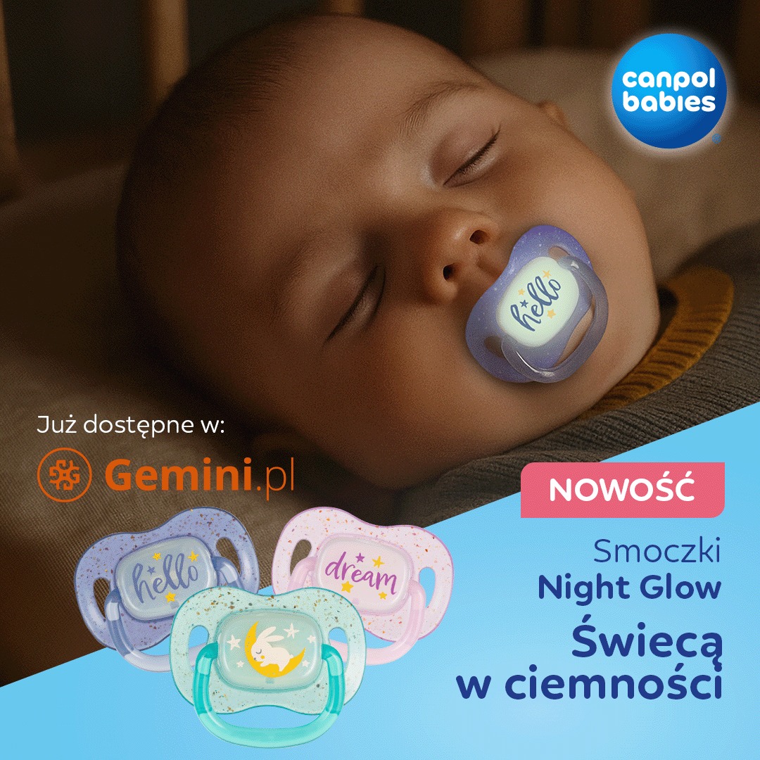 Canpol babies. Udany początek macierzyństwa Facebook ad: Canpol Babies Night Glow - Gemini