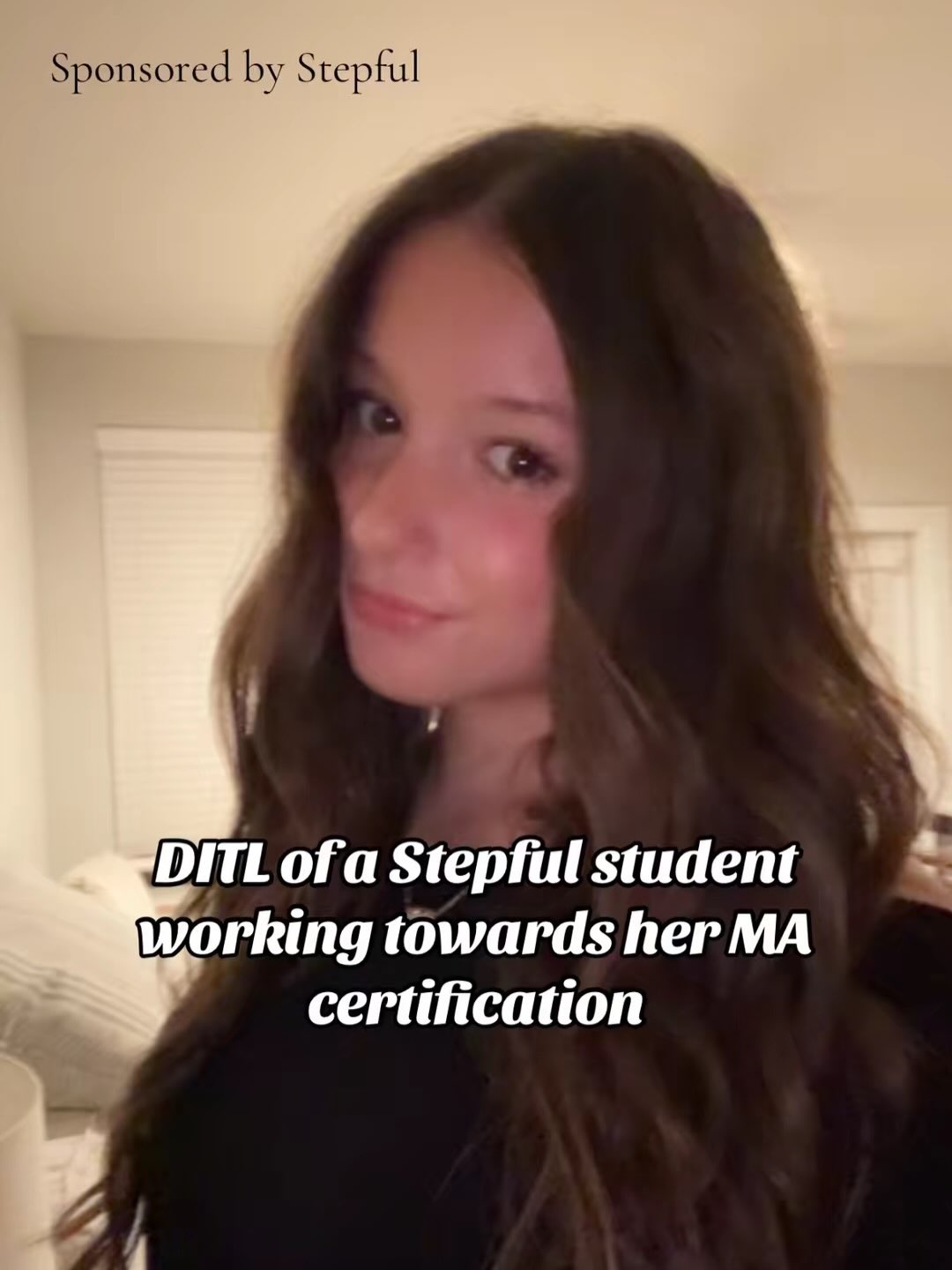 Stepful Facebook ad: DITL of a Stepful student!