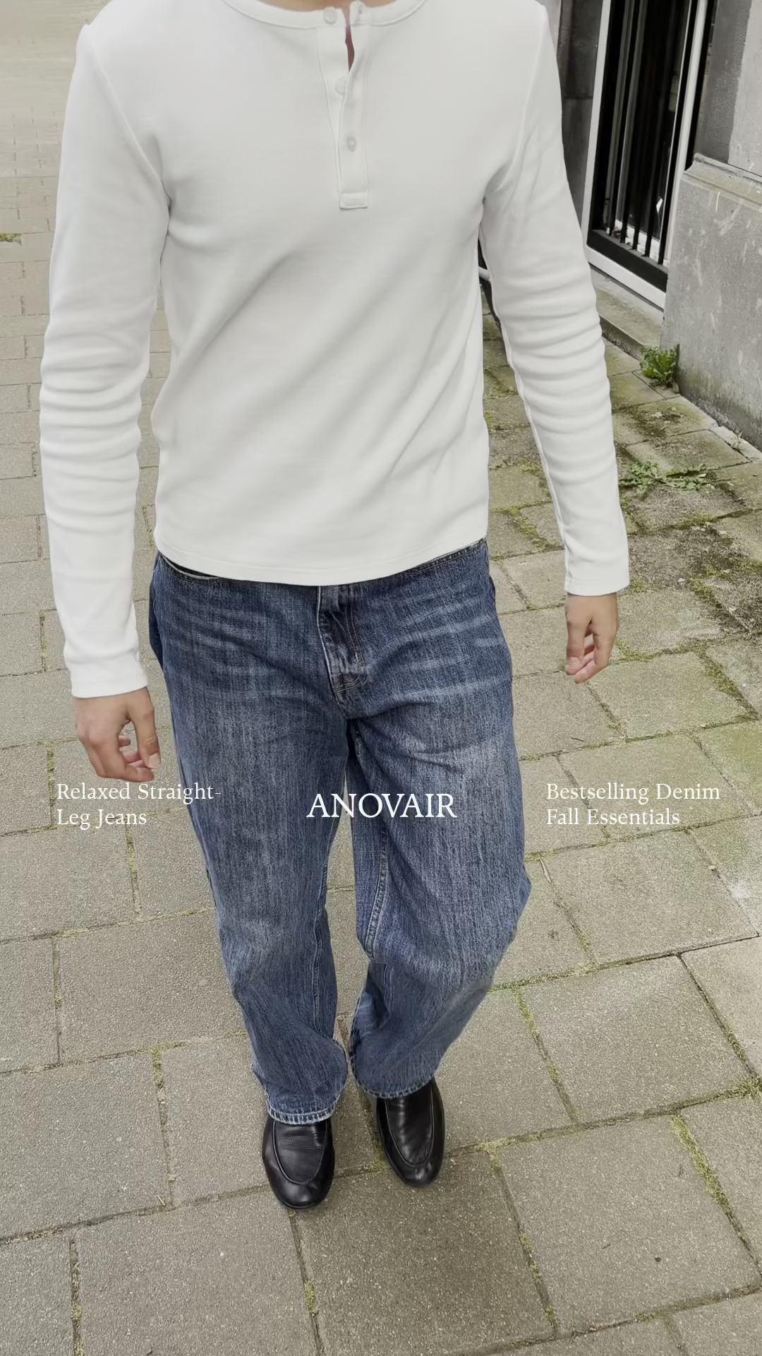 Anovair Facebook ad: Bestselling Henley Shirts, Buy 3 & Save 25%