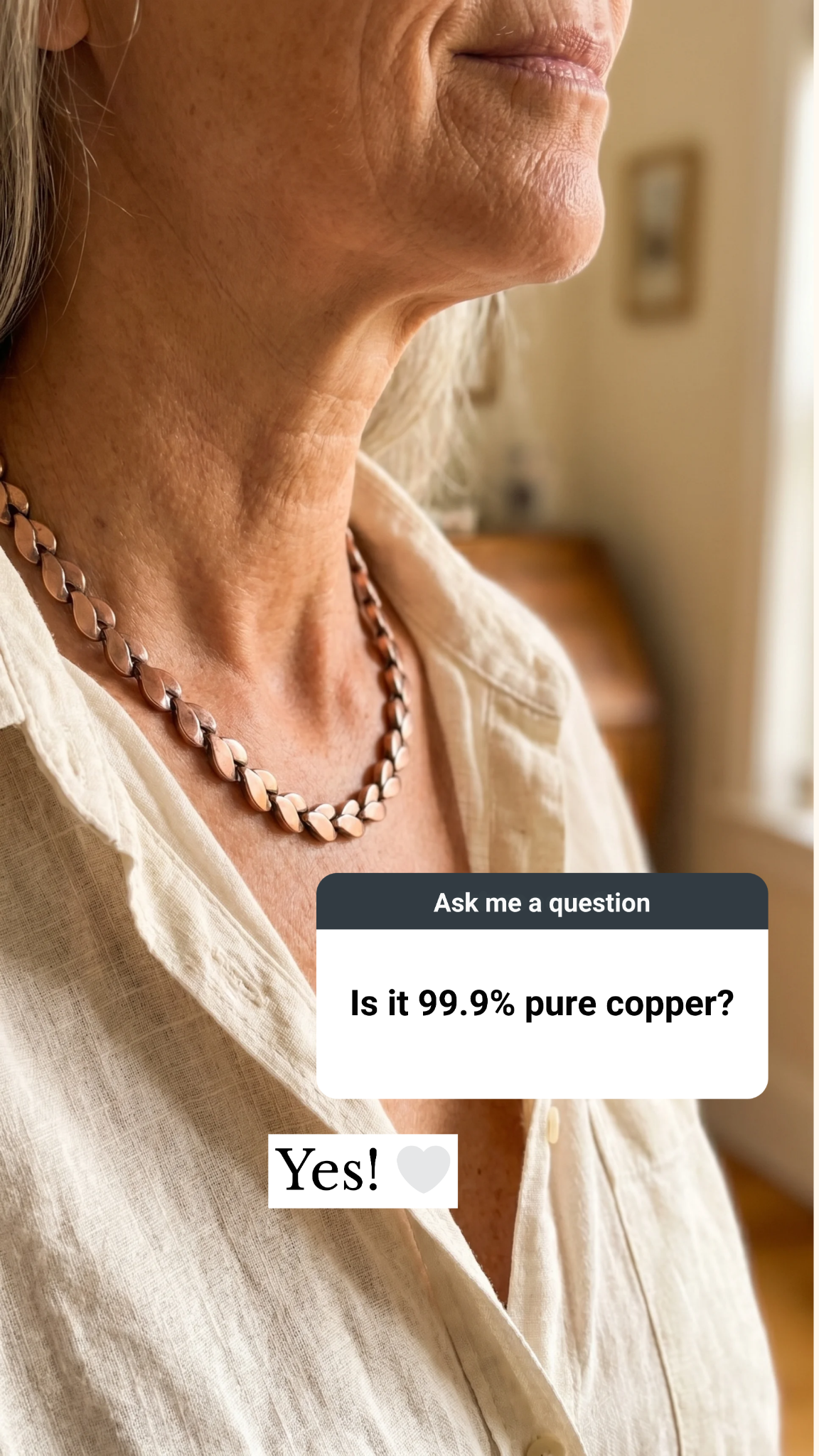 Vera’s Copper Jewelry Facebook ad