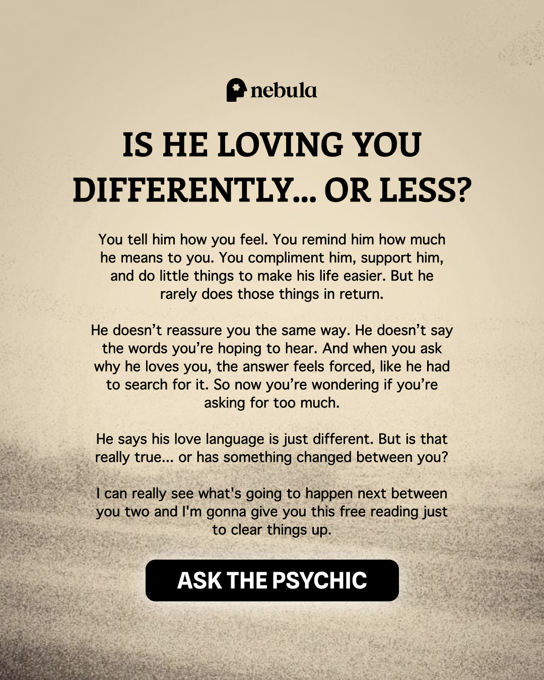 Your Relationship Advisor Facebook ad