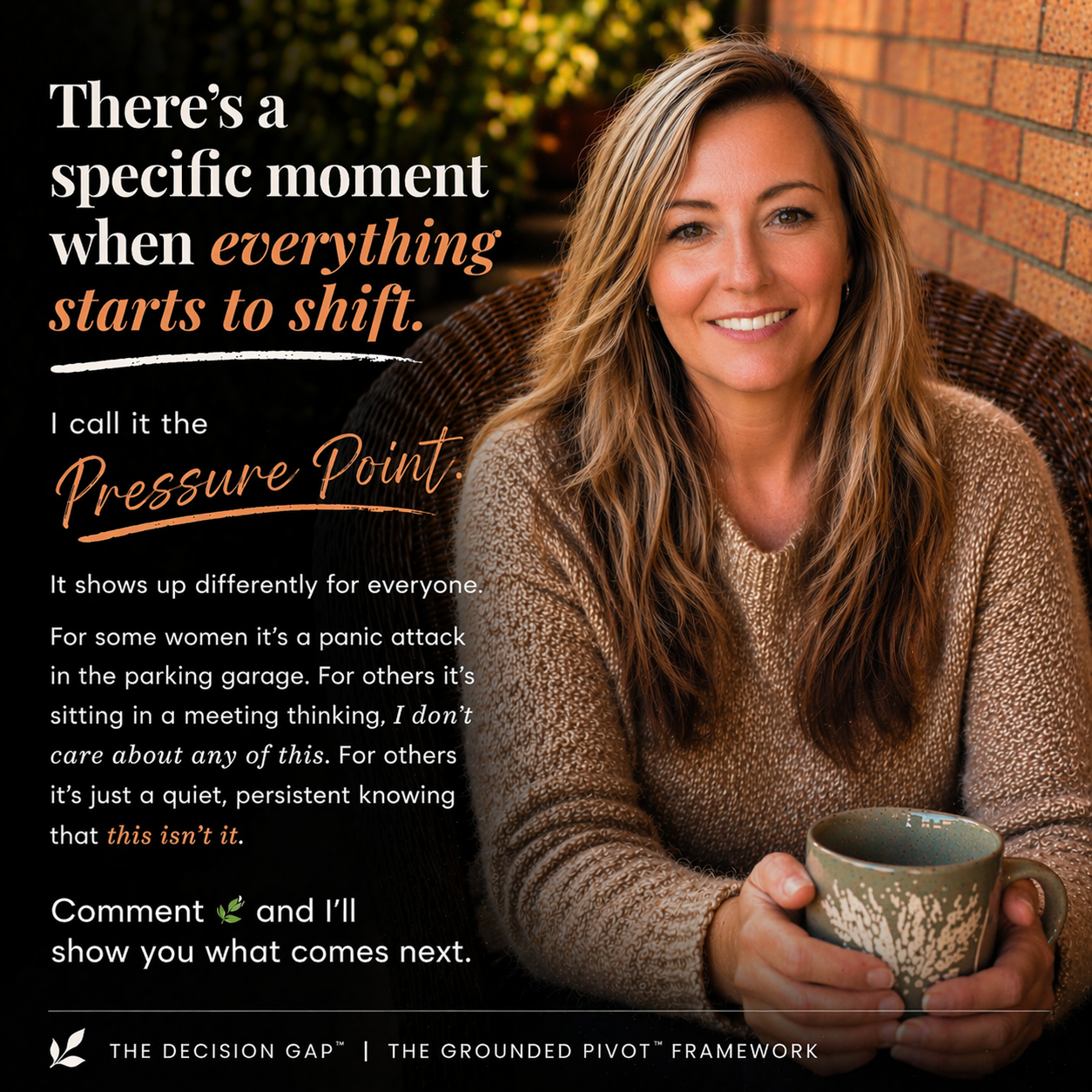 Elevate 365 Coaching. Training, and Consultation LLC Facebook ad: There's a name for what you're feeling.