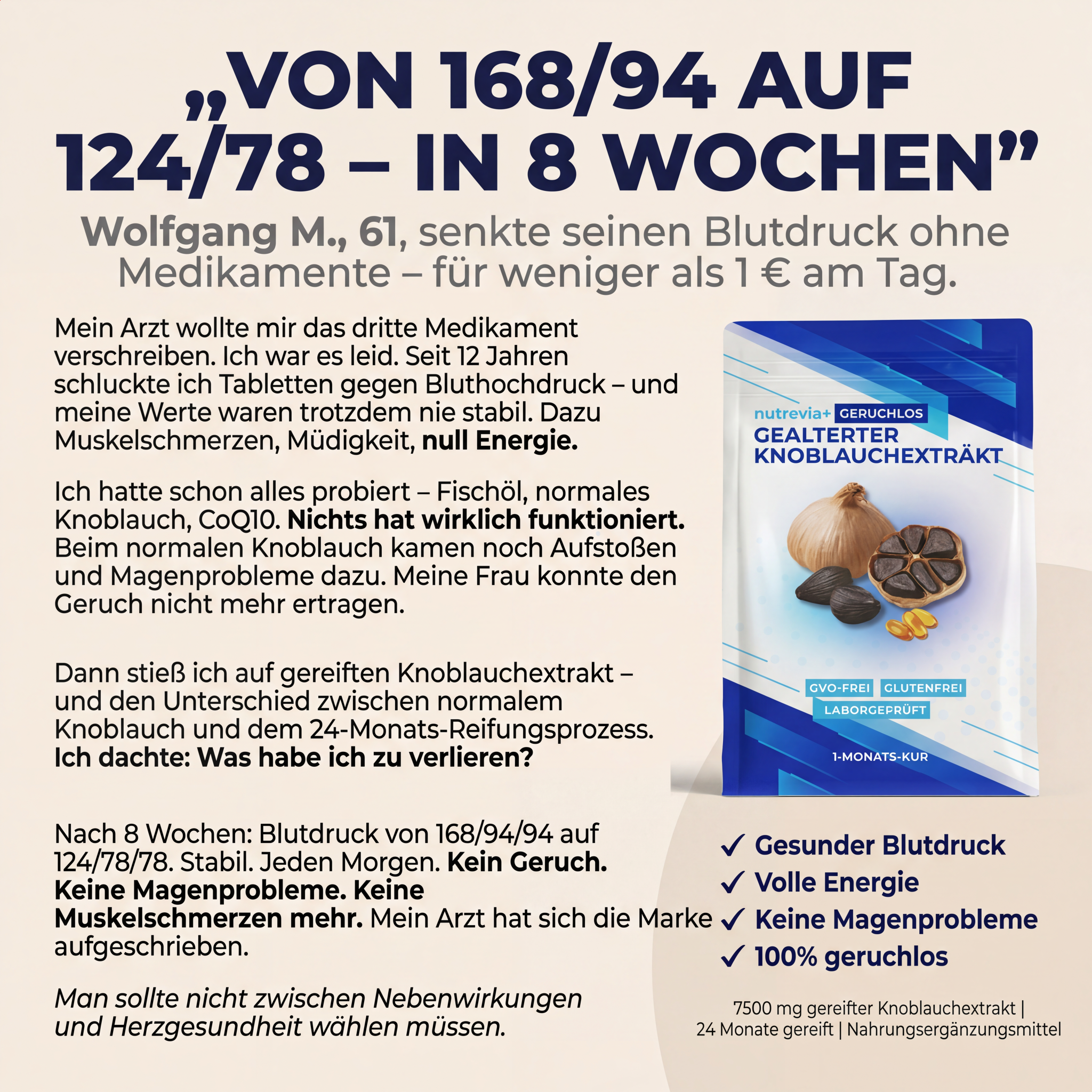 Nutrevia Facebook ad