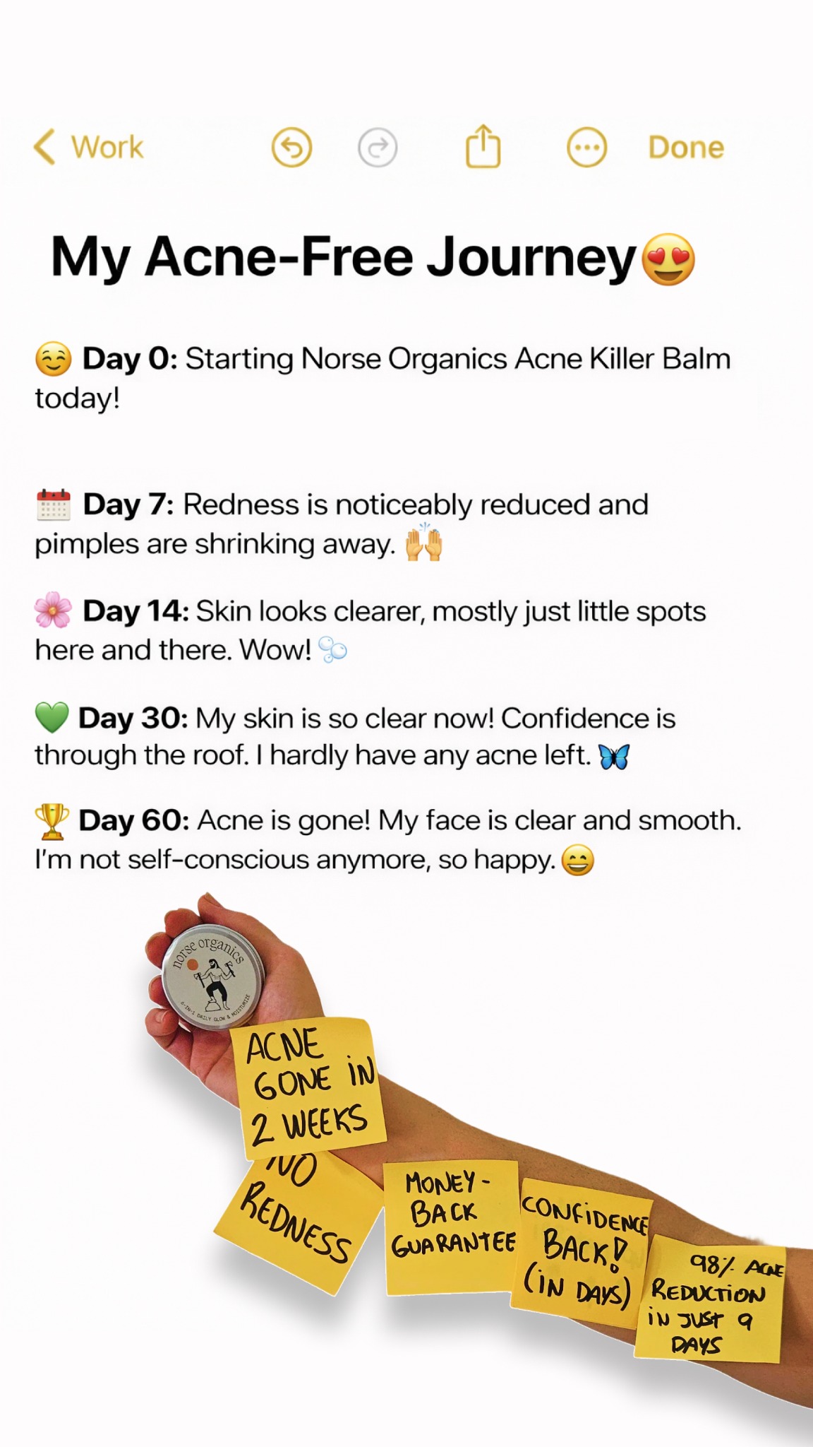 Norse Organics Facebook ad