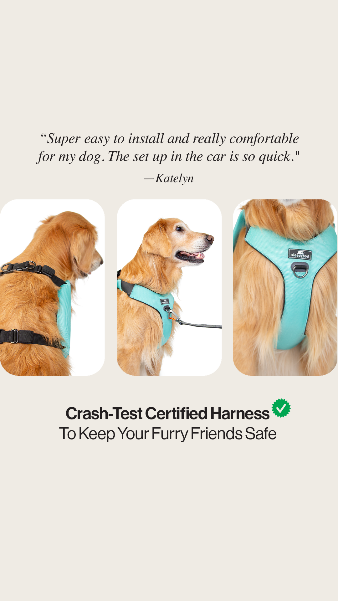 Sleepypod Facebook ad: CPS Certified