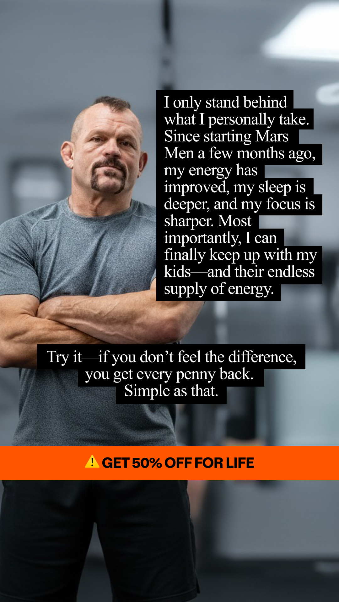 Mars Men Facebook ad