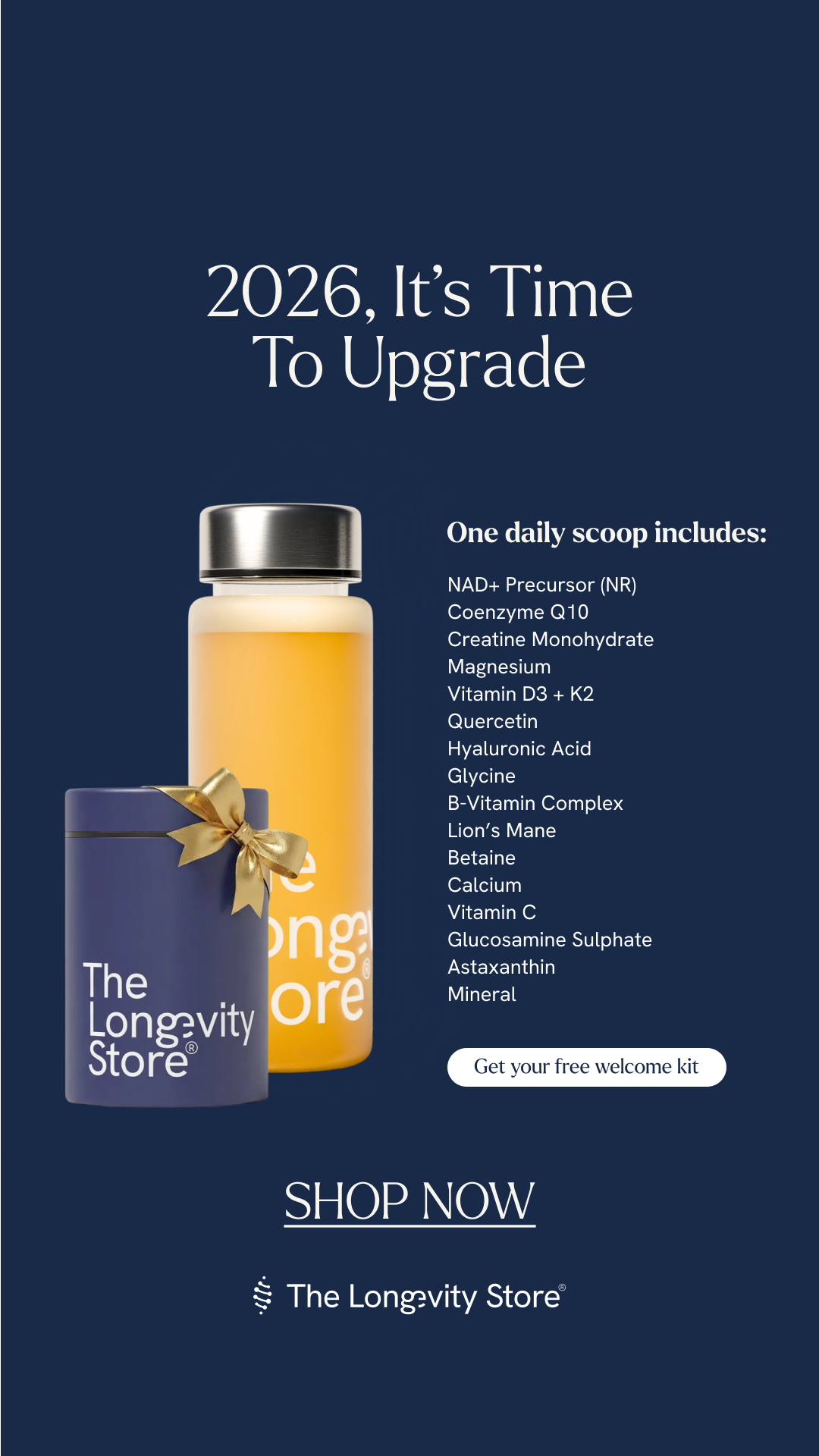 The Longevity Store Facebook ad