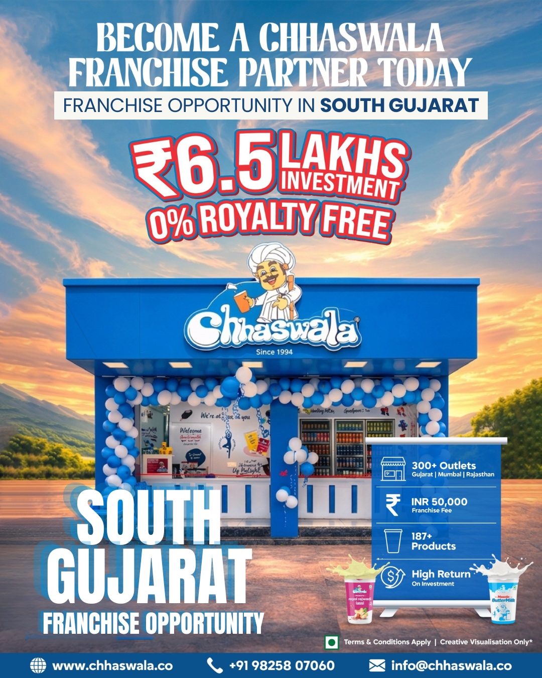 Chhaswala Facebook ad: Chhaswala Franchise Opportunity, Ahmedabad