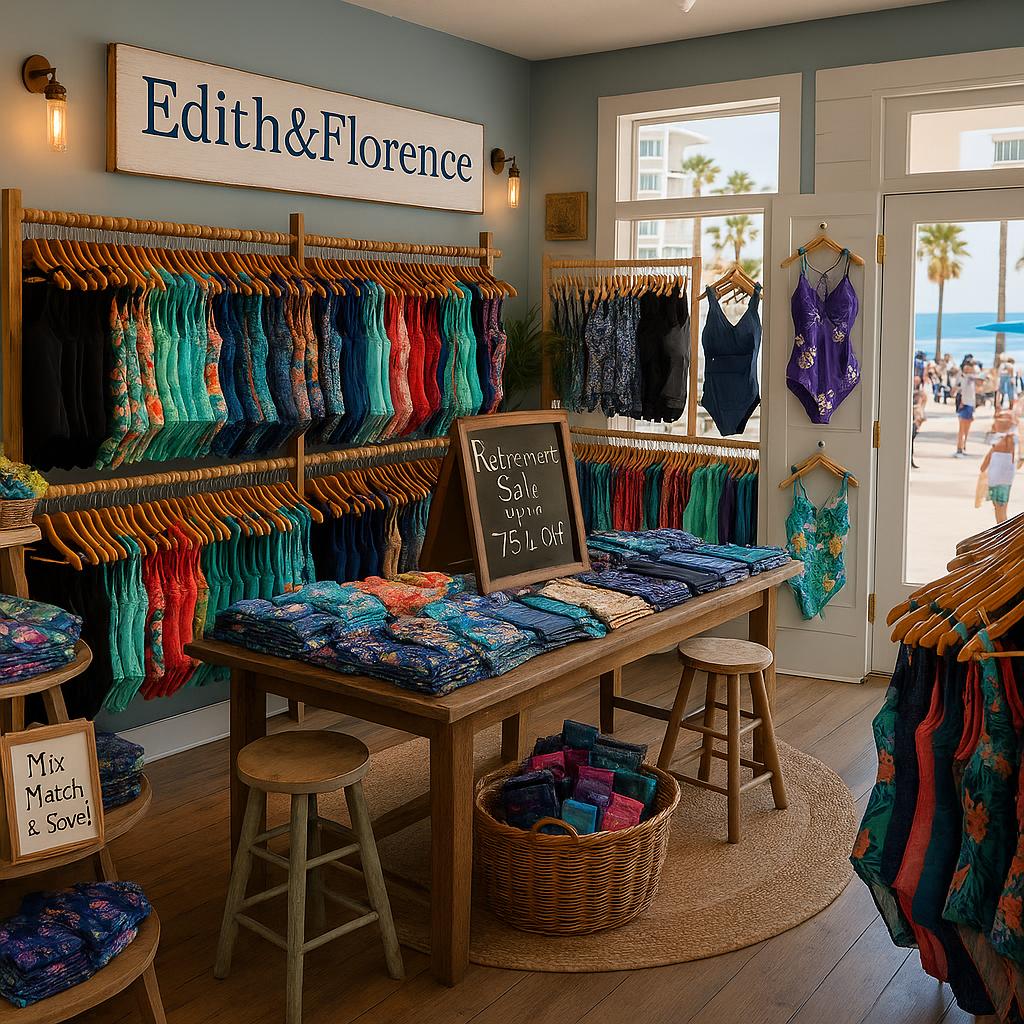 Edith&Florence Facebook ad: Sale ends Tonight