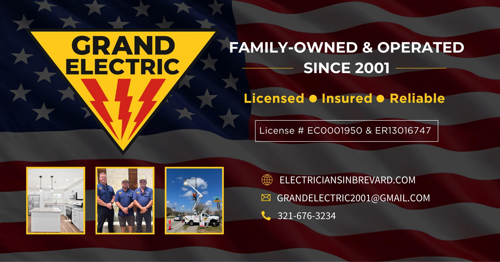Grand Electric Facebook ad: Grand Electric | Melbourne, FL | Electrician