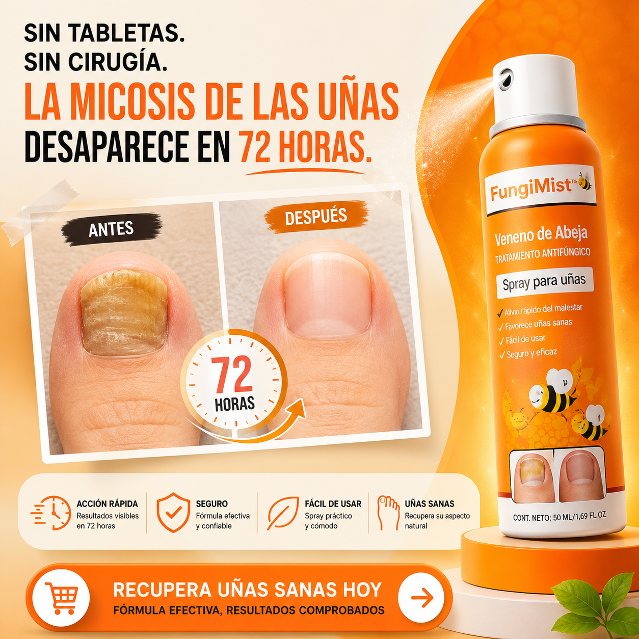 Elena Martínez Facebook ad: Elimina los hongos de las uñas de la raíz