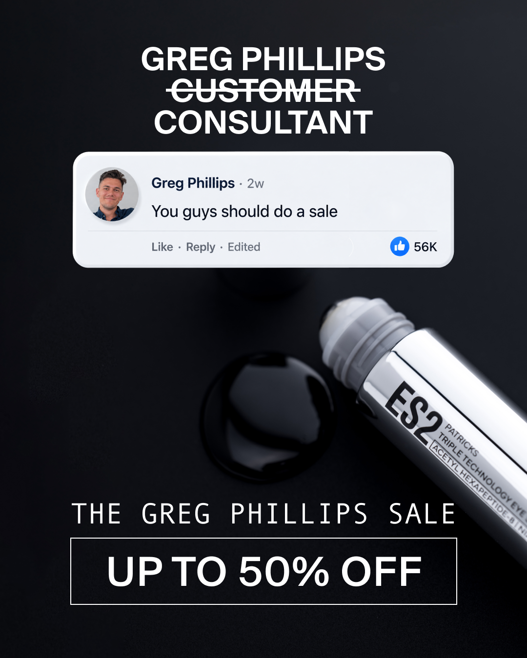 PATRICKS Facebook ad