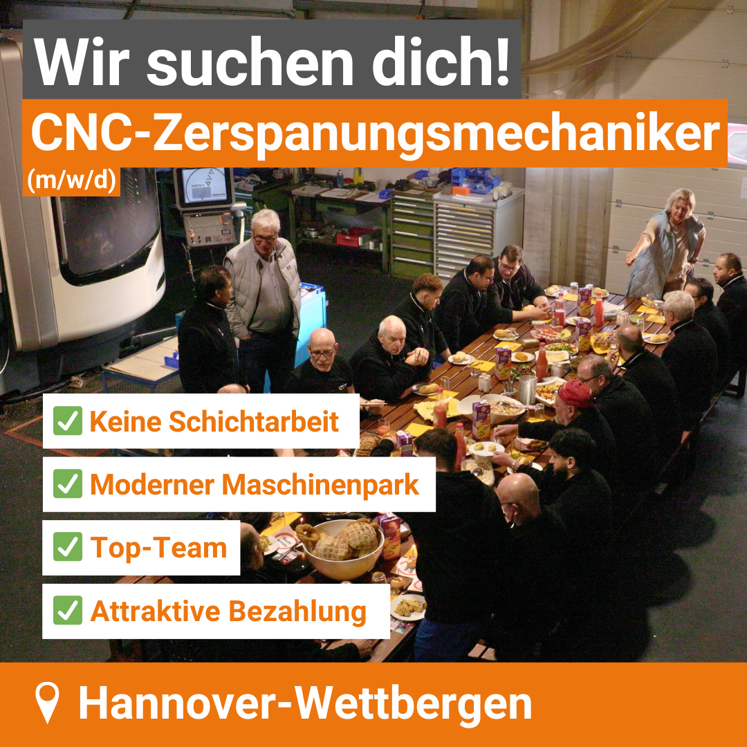 Hilmer GmbH CNC-Technik Facebook ad: CNC-Zerspanungsmechaniker (m/w/d) - Drehen oder Fräsen