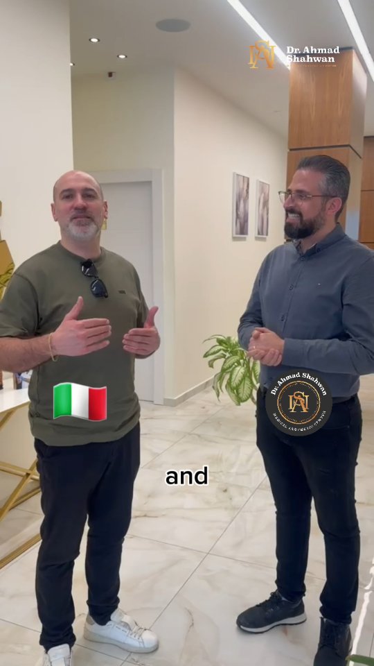 DR ahmad shahwan aesthetic clinic דר אחמד שהואן Facebook ad: A specail client come specaily from ITALY TO…