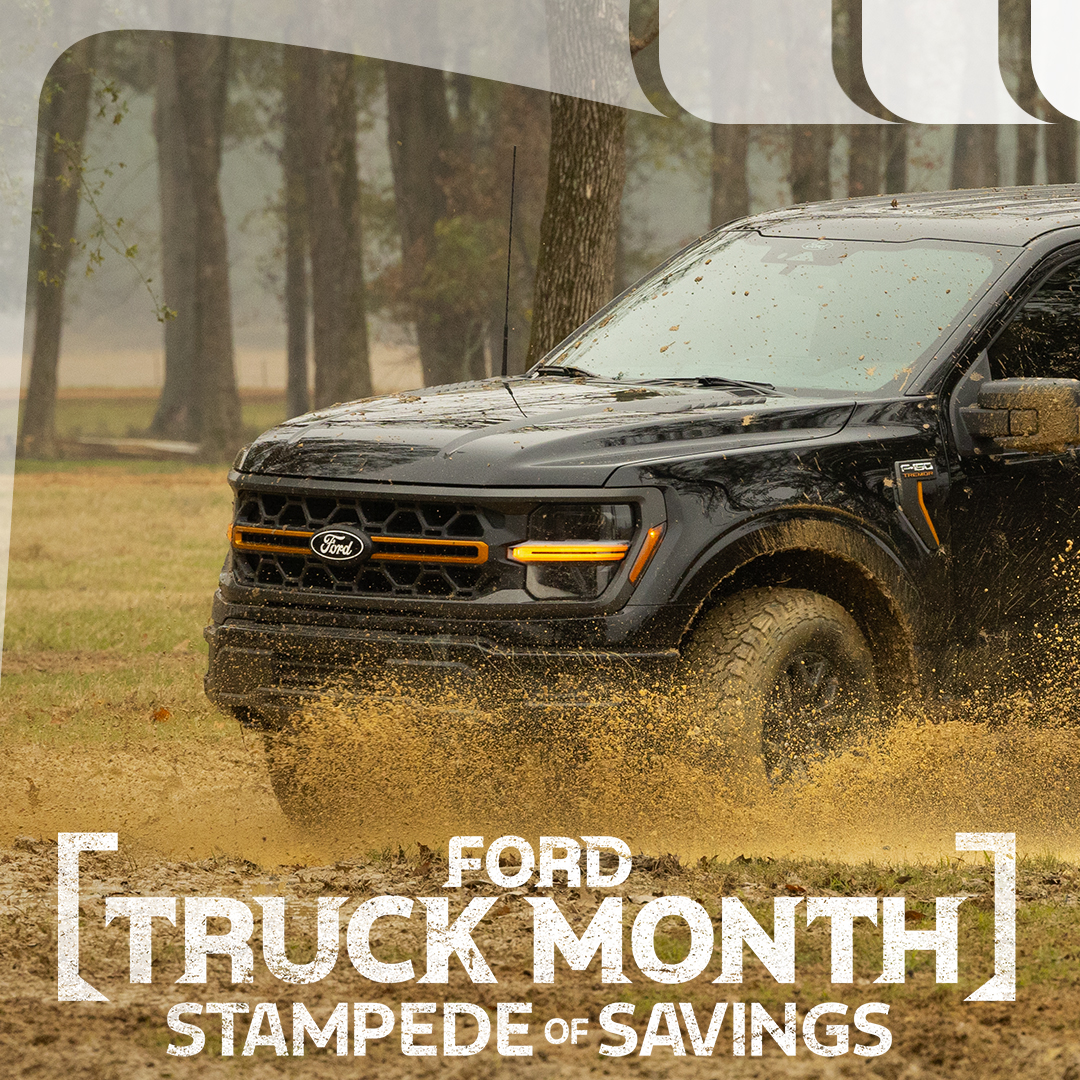 Oklahoma Ford Dealers Facebook ad: You can’t sit still when Ford Truck Month…