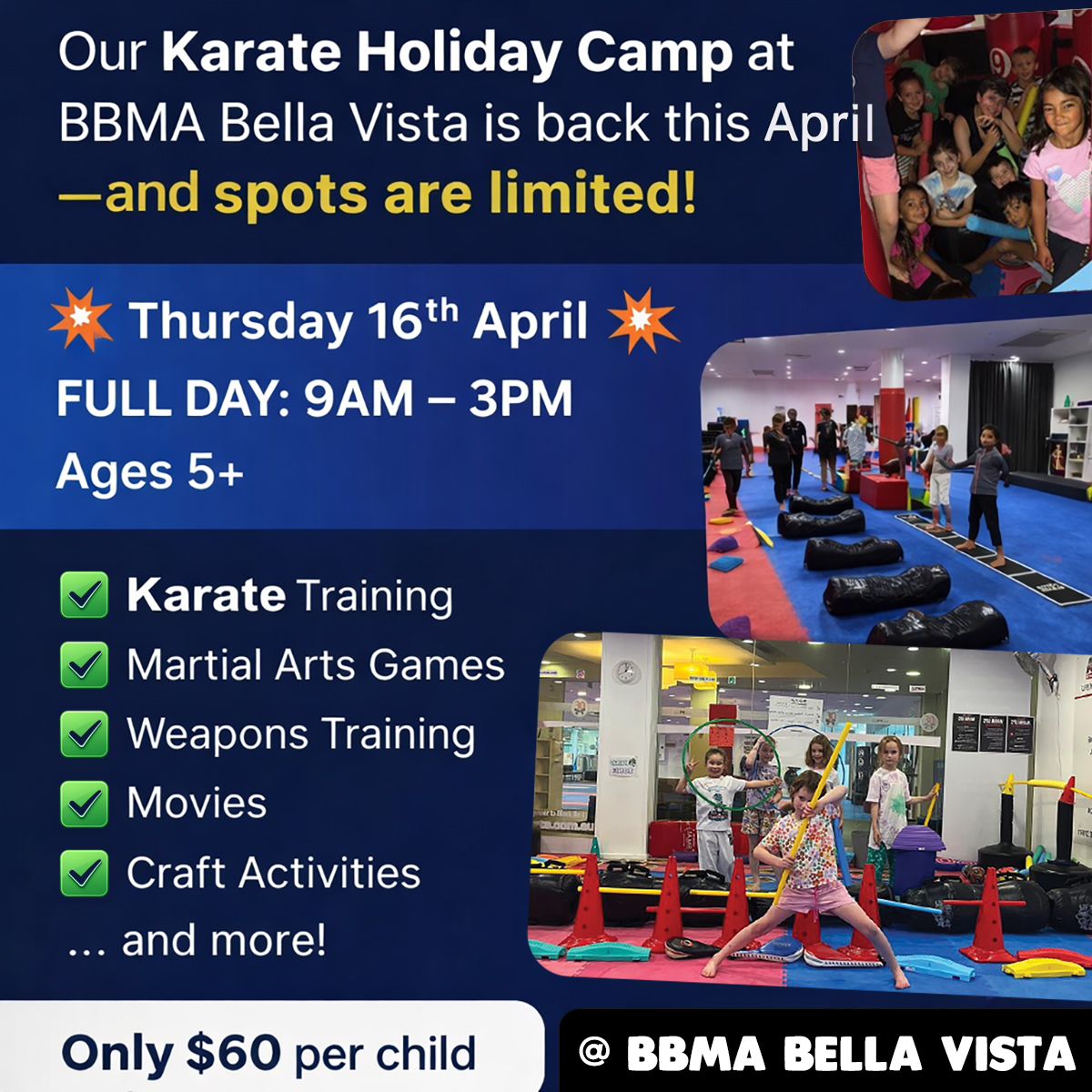 Black Belt Martial Arts Bella Vista Facebook ad