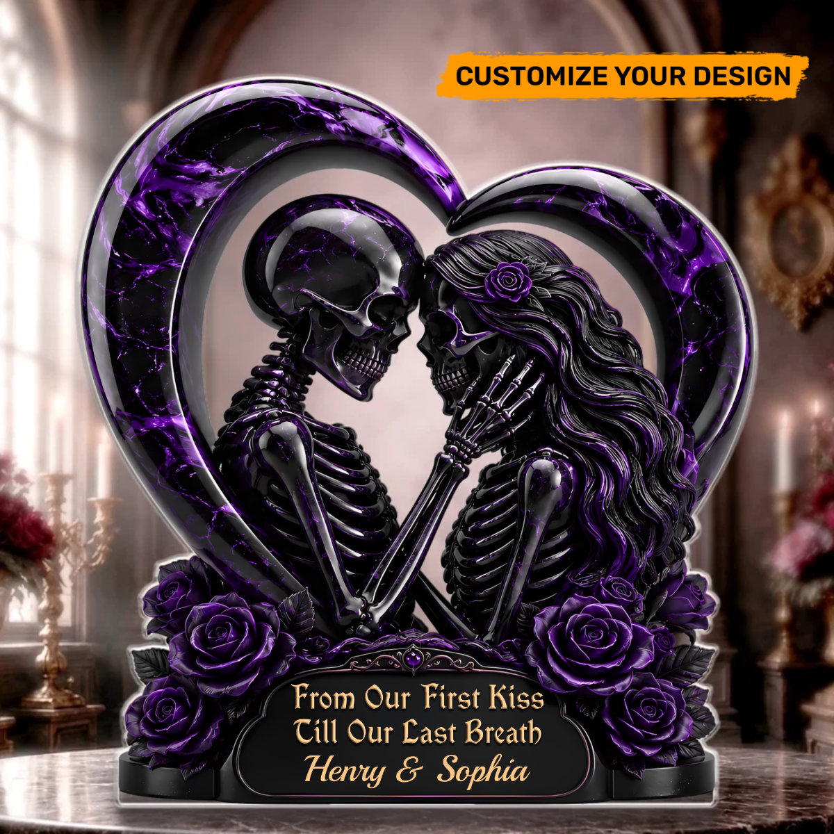 Joymade Facebook ad: Gift For Husband And Wife - Unconditional Dark Love…