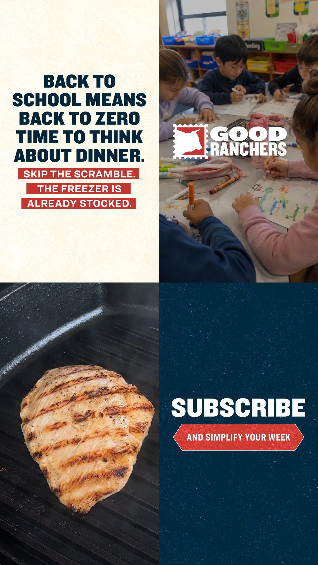 Good Ranchers Facebook ad: 100% U.S. Sourced Meat