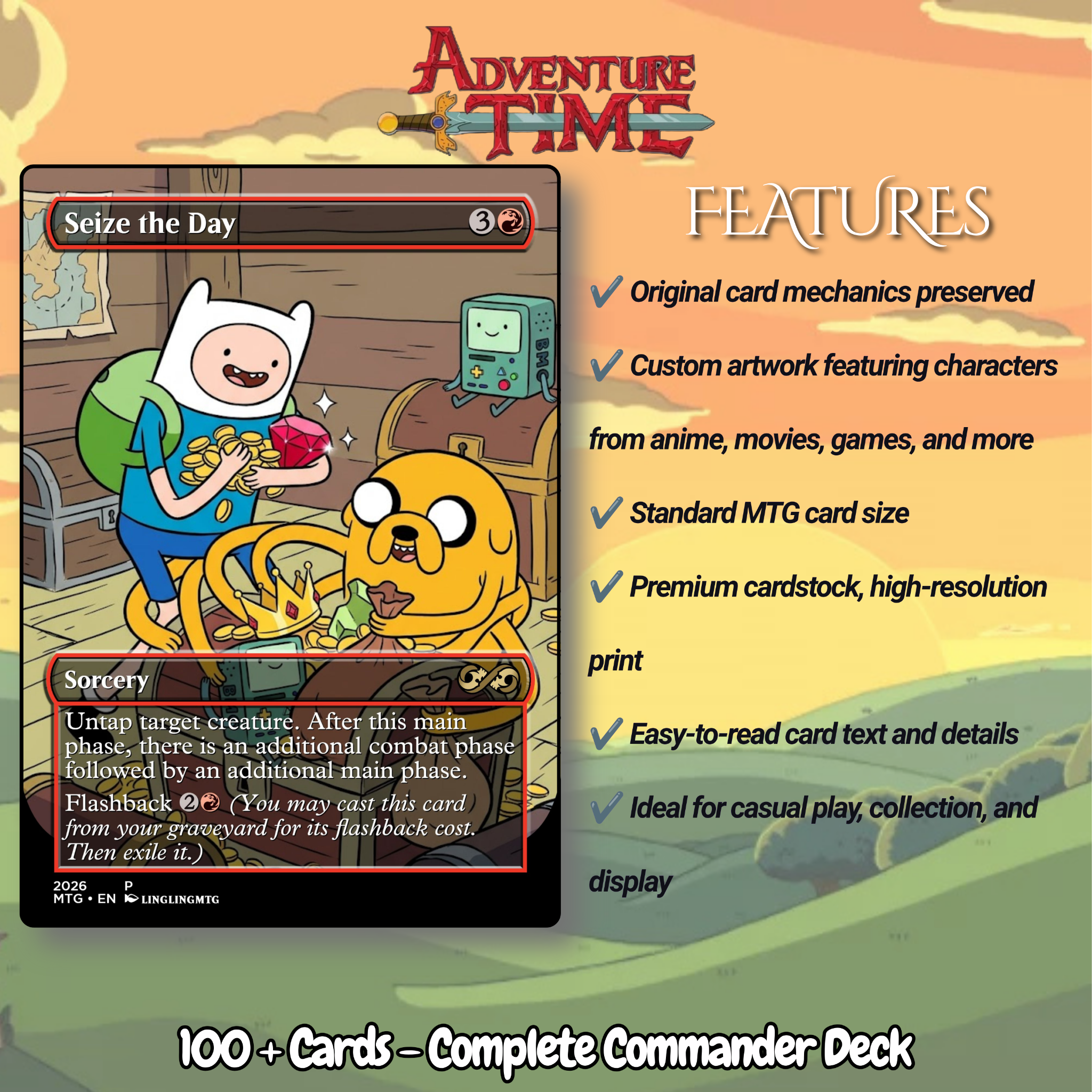 MTGproxyhub Facebook ad: Jake the Dog is now a Magic card and I need it immediately