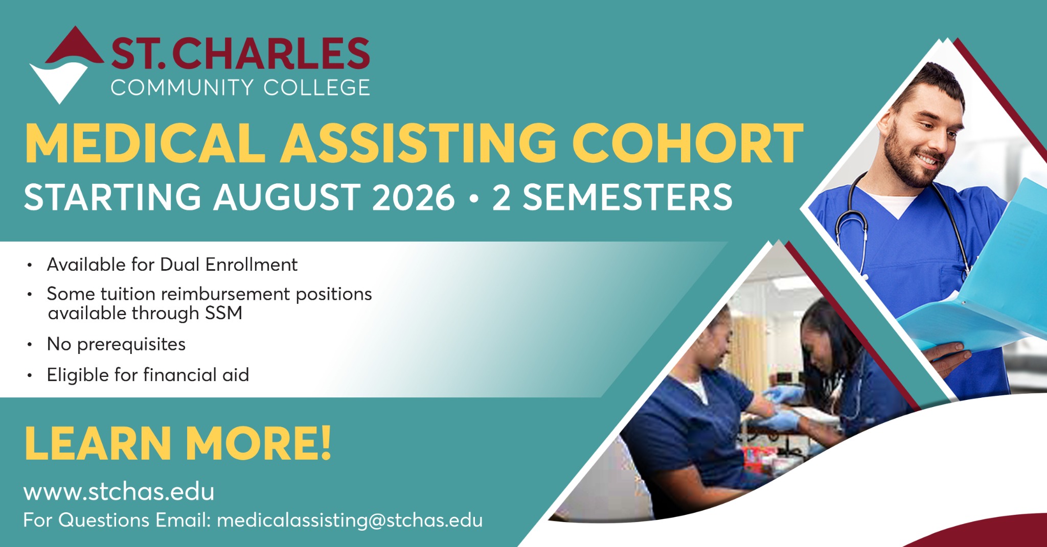 St. Charles Community College Facebook ad from Jun 15, 2026