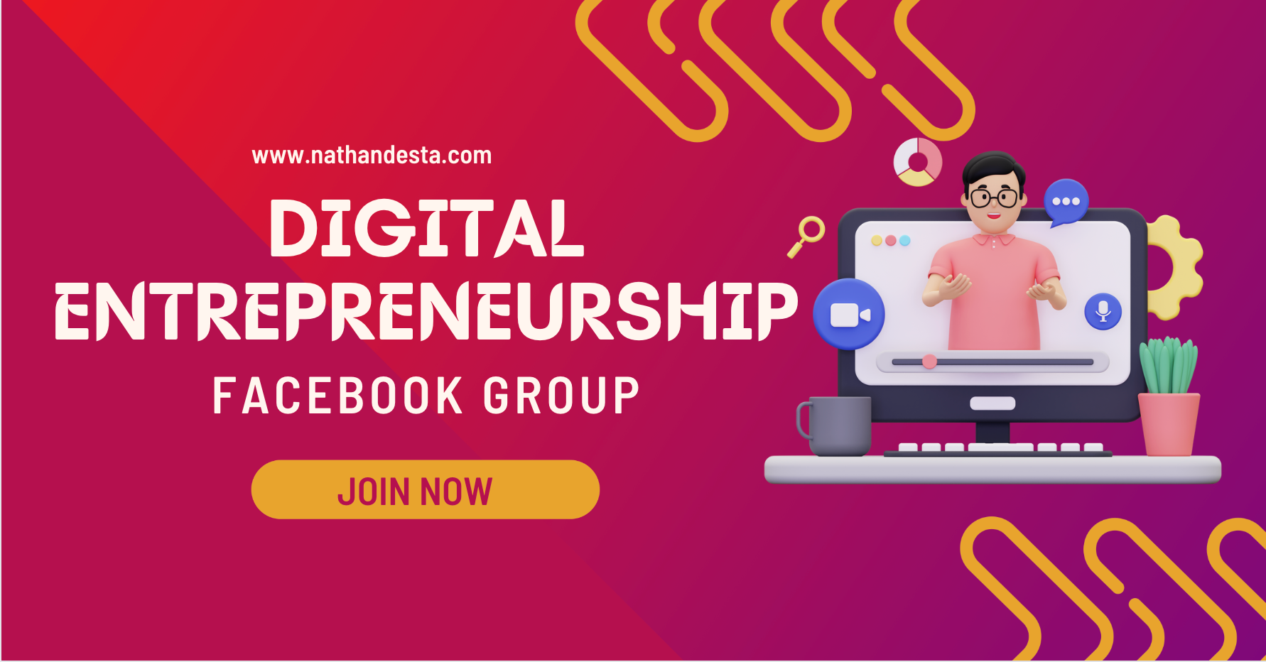 Nathan Desta Facebook ad from May 10, 2025