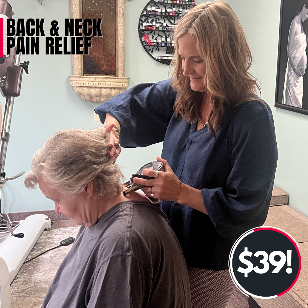 Studer Chiropractic, P.C. Facebook ad: Don’t Settle for Pain, Get Answers for $39!