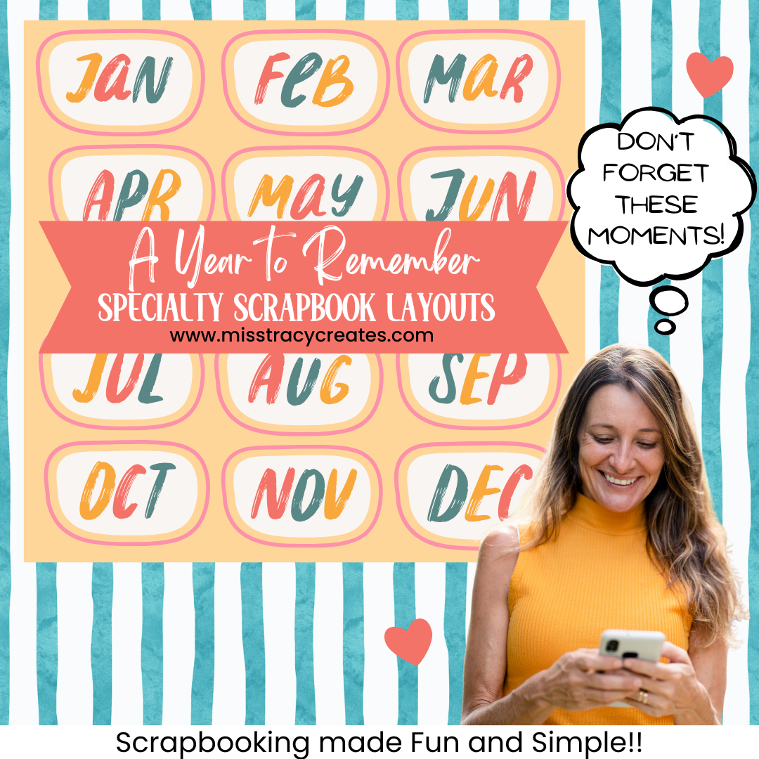 Miss Tracy Creates Facebook ad: A Year to Remember Scrapbook SP | Miss Tracy Creates