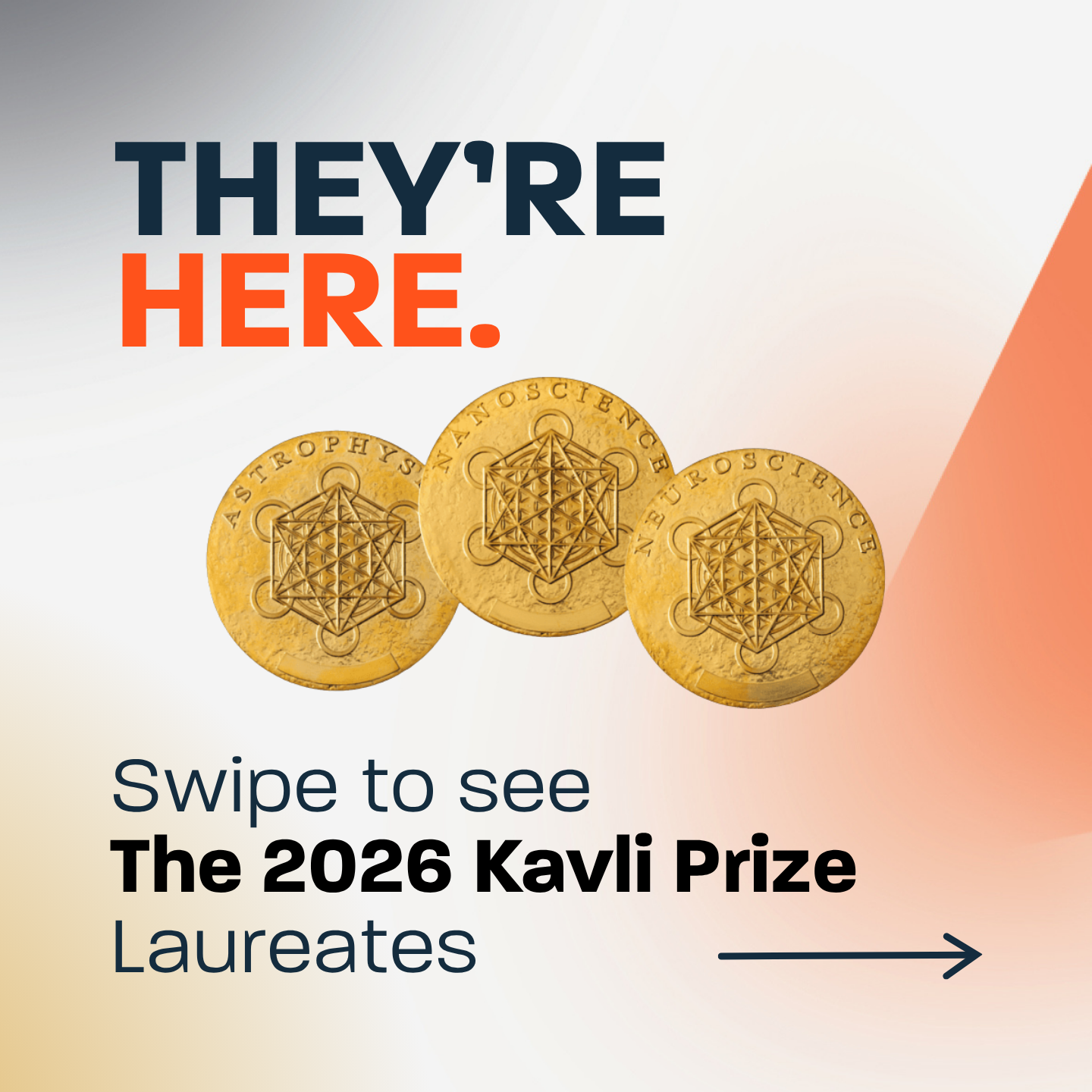 The Kavli Prize Facebook ad: Meet The 2026 Kavli Prize Laureates in Astrophysics…