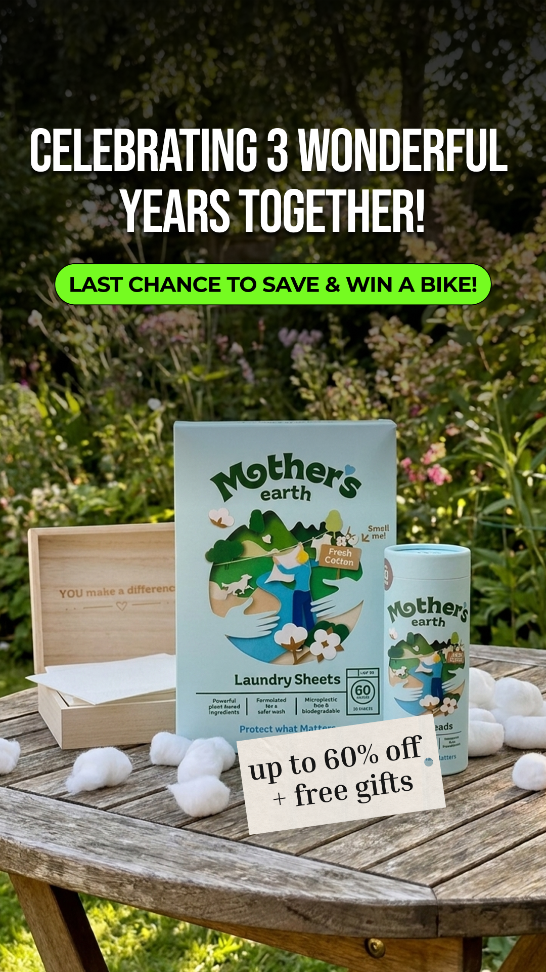 Mothers Earth Facebook ad