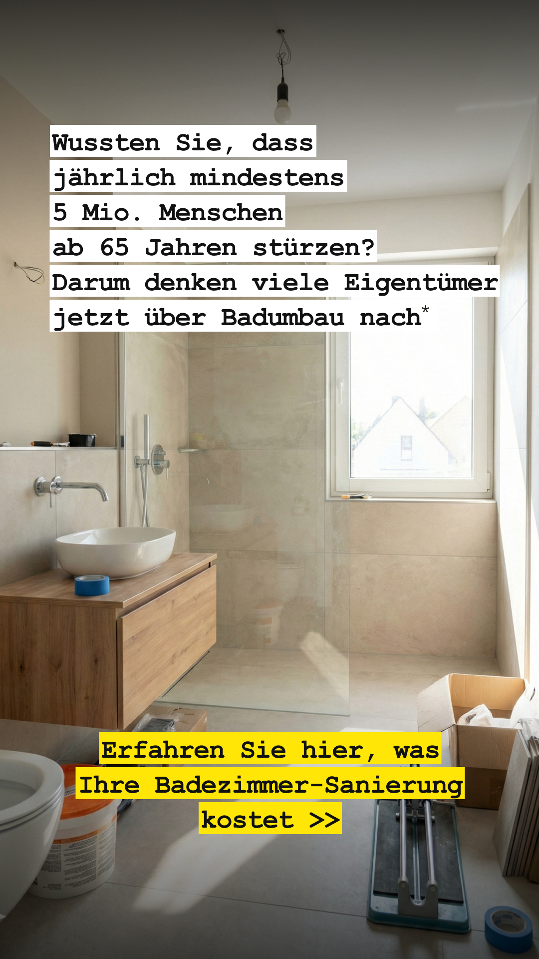 Aroundhome - Badezimmer Facebook ad from Jan 26, 2026