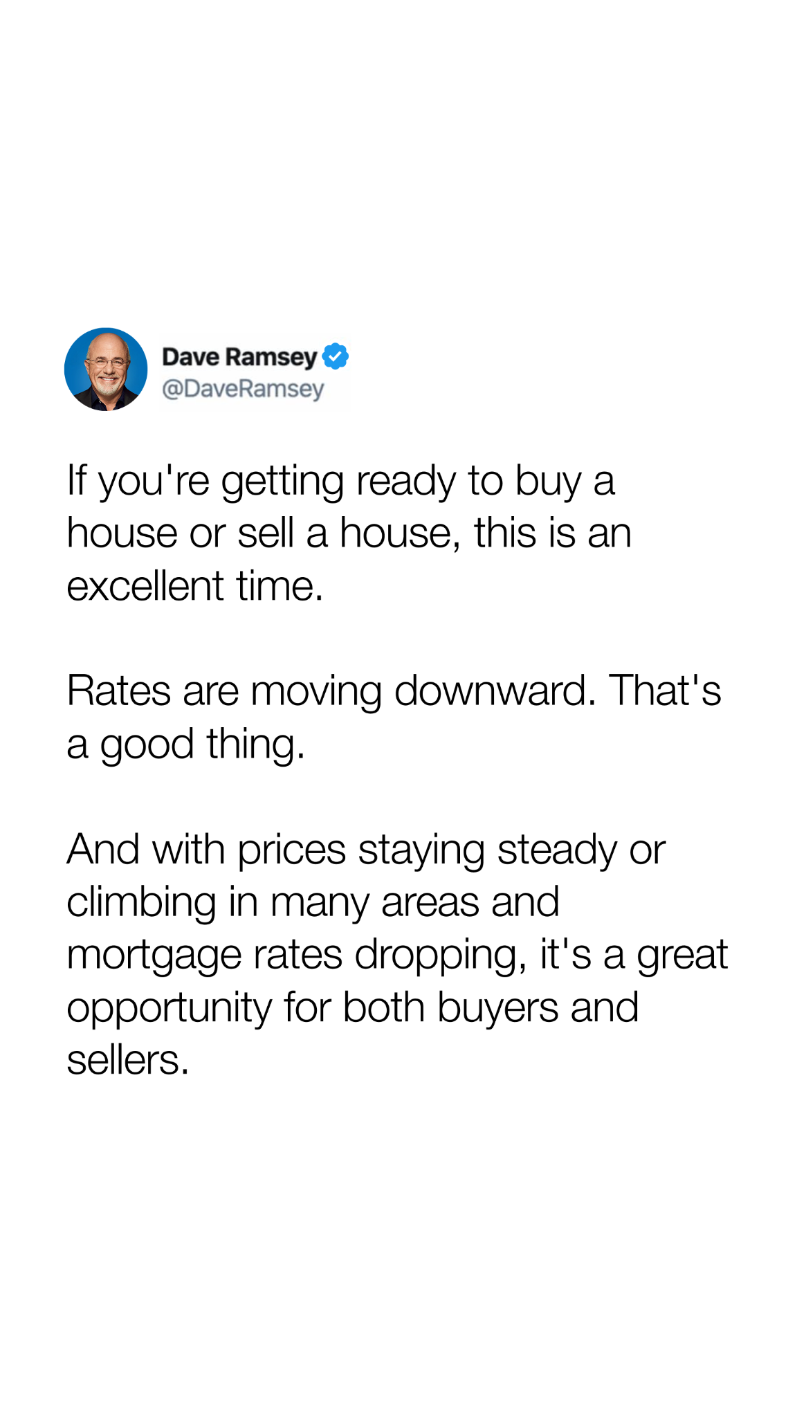 Dave Ramsey Facebook ad