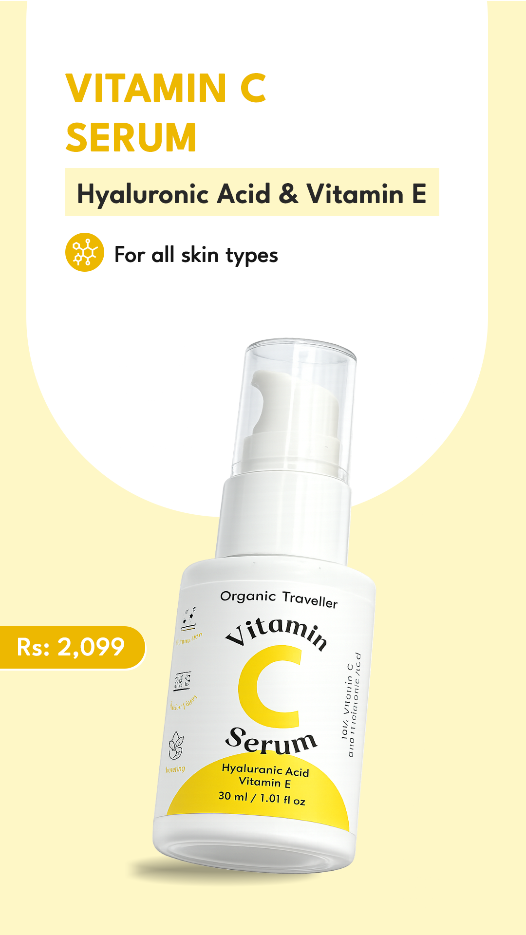 Organic Traveller - Skincare Facebook ad