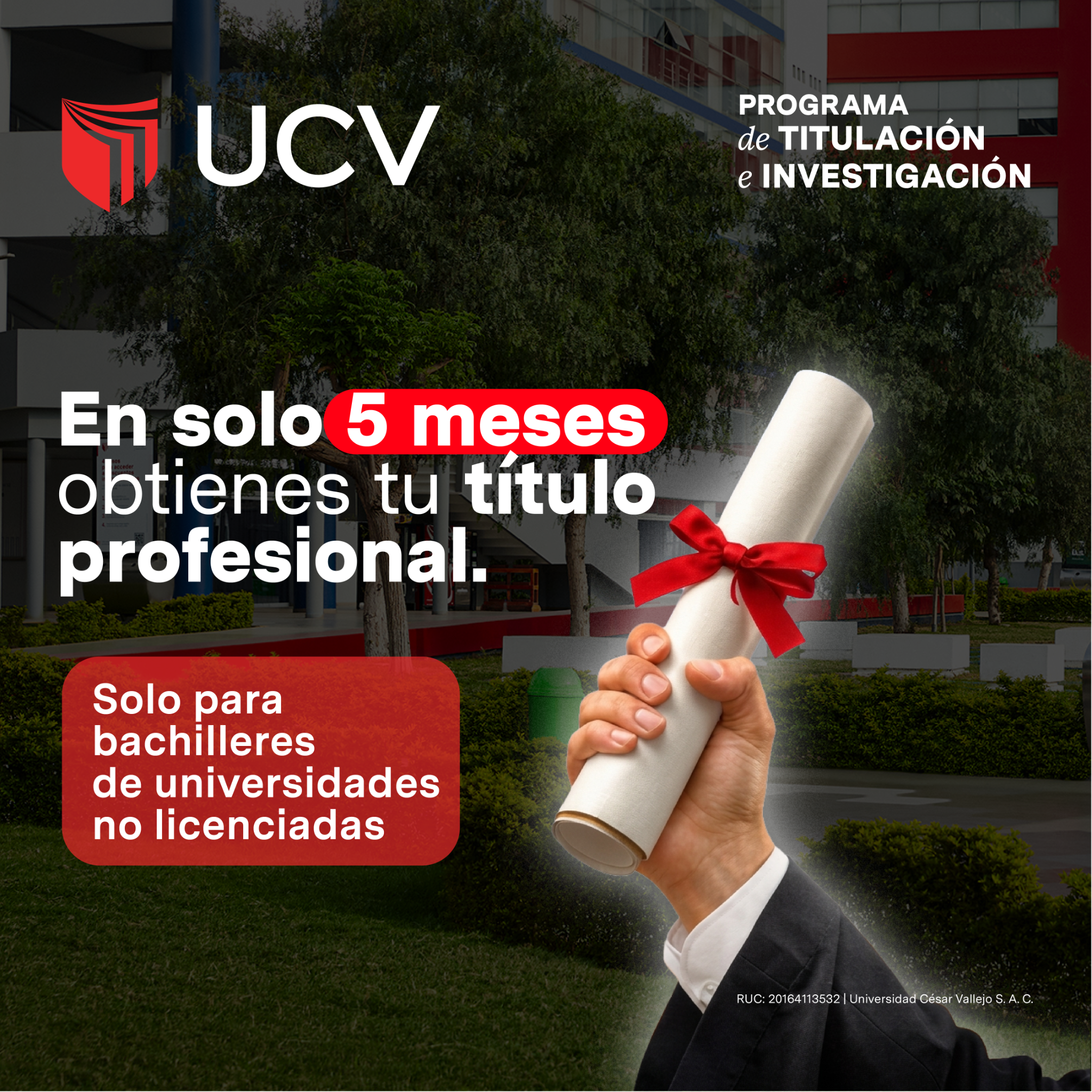 Universidad César Vallejo Facebook ad: Inscríbete aquí