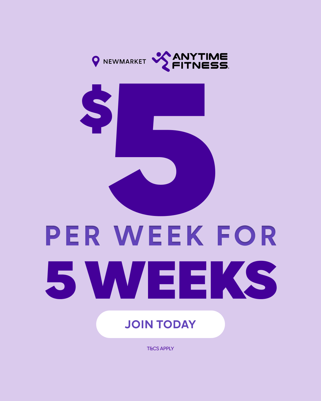 Anytime Fitness Newmarket Facebook ad