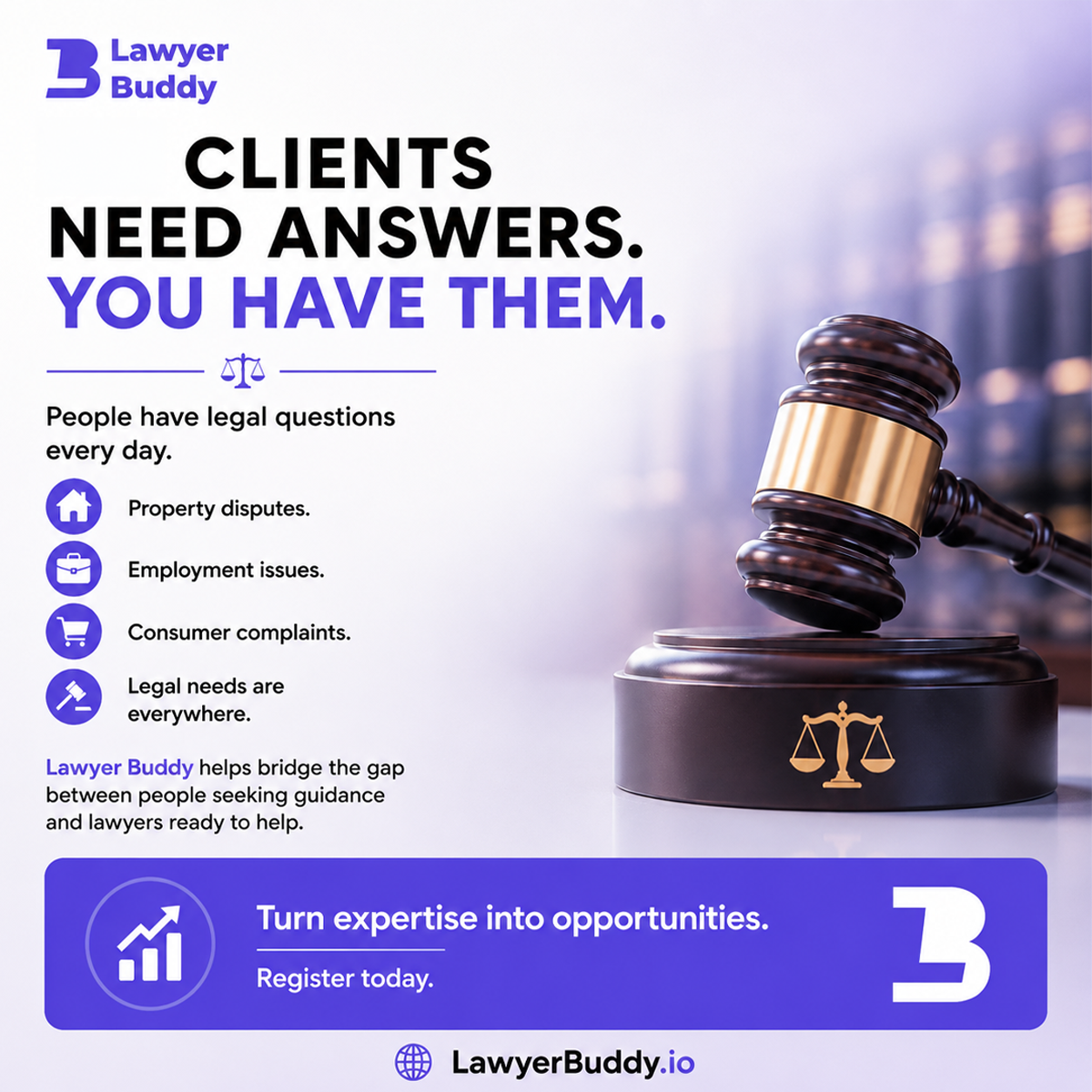 LawyerBuddy Facebook ad: Join India’s First AI Legal Platform