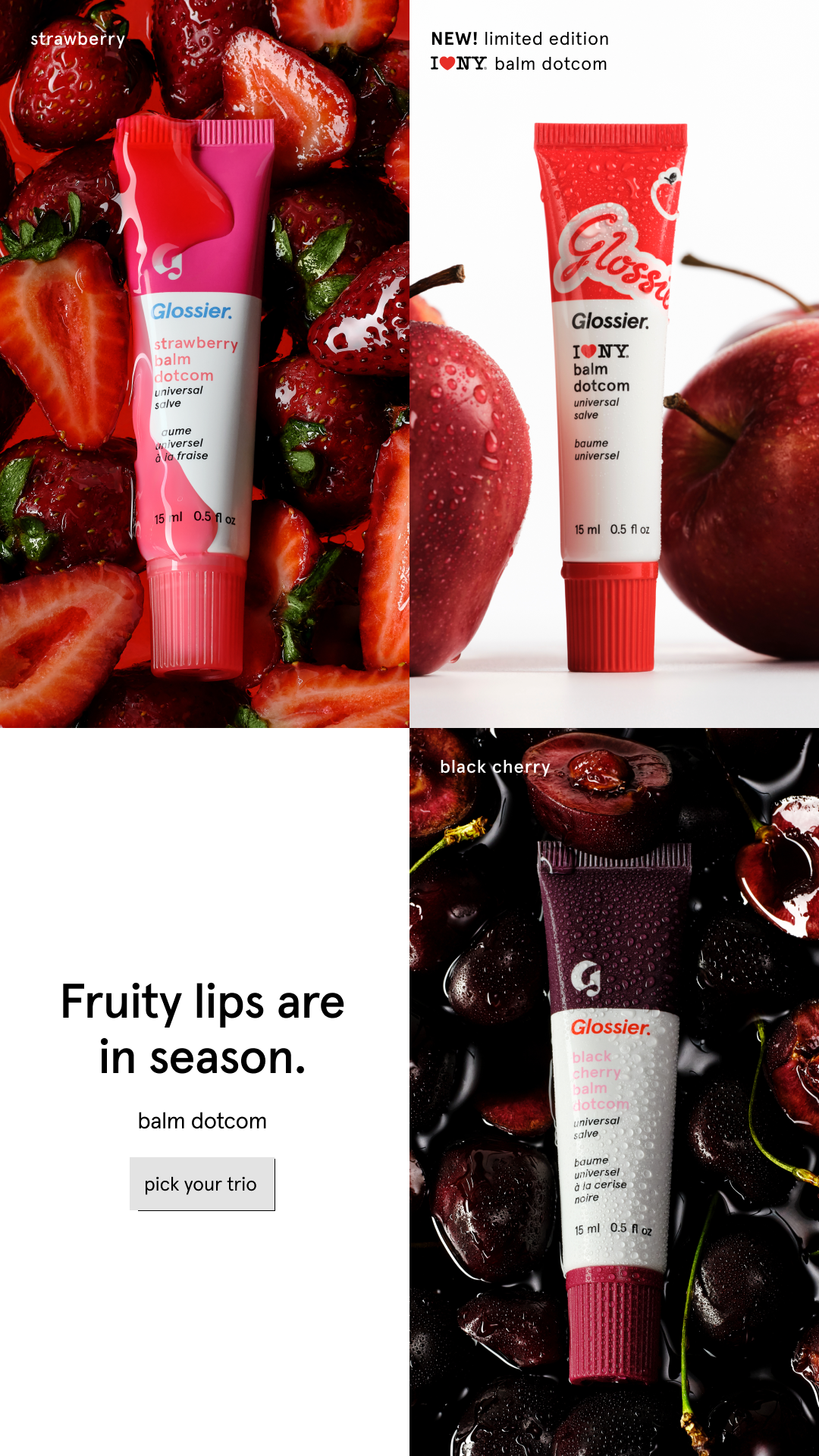Glossier Facebook ad