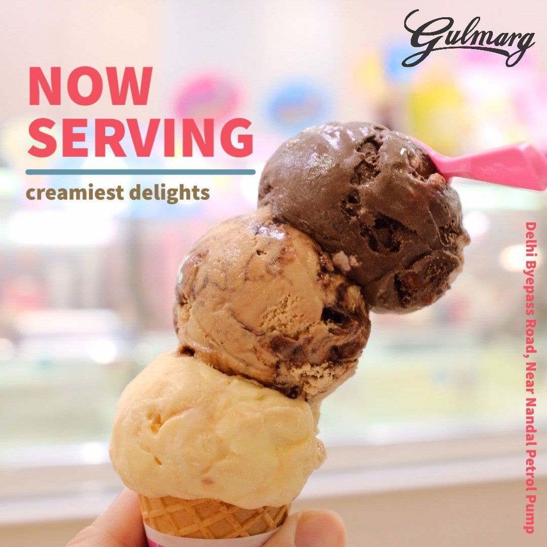 Gulmarg Ice cream Facebook ad from Feb 12, 2026