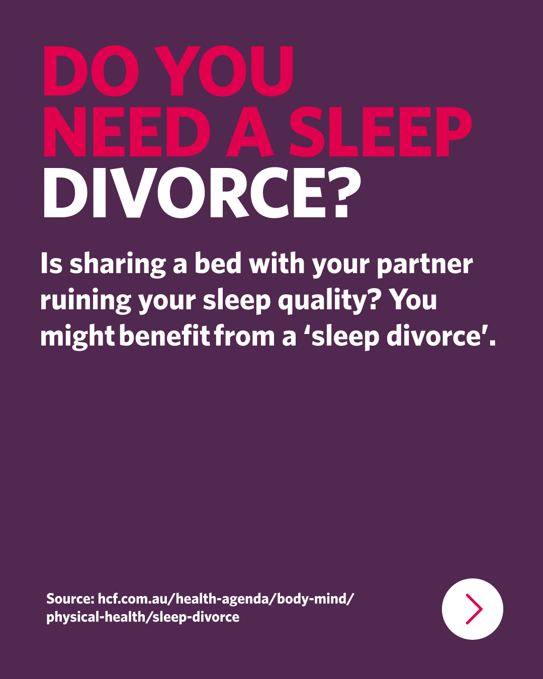 HCF Health Insurance Australia Facebook ad